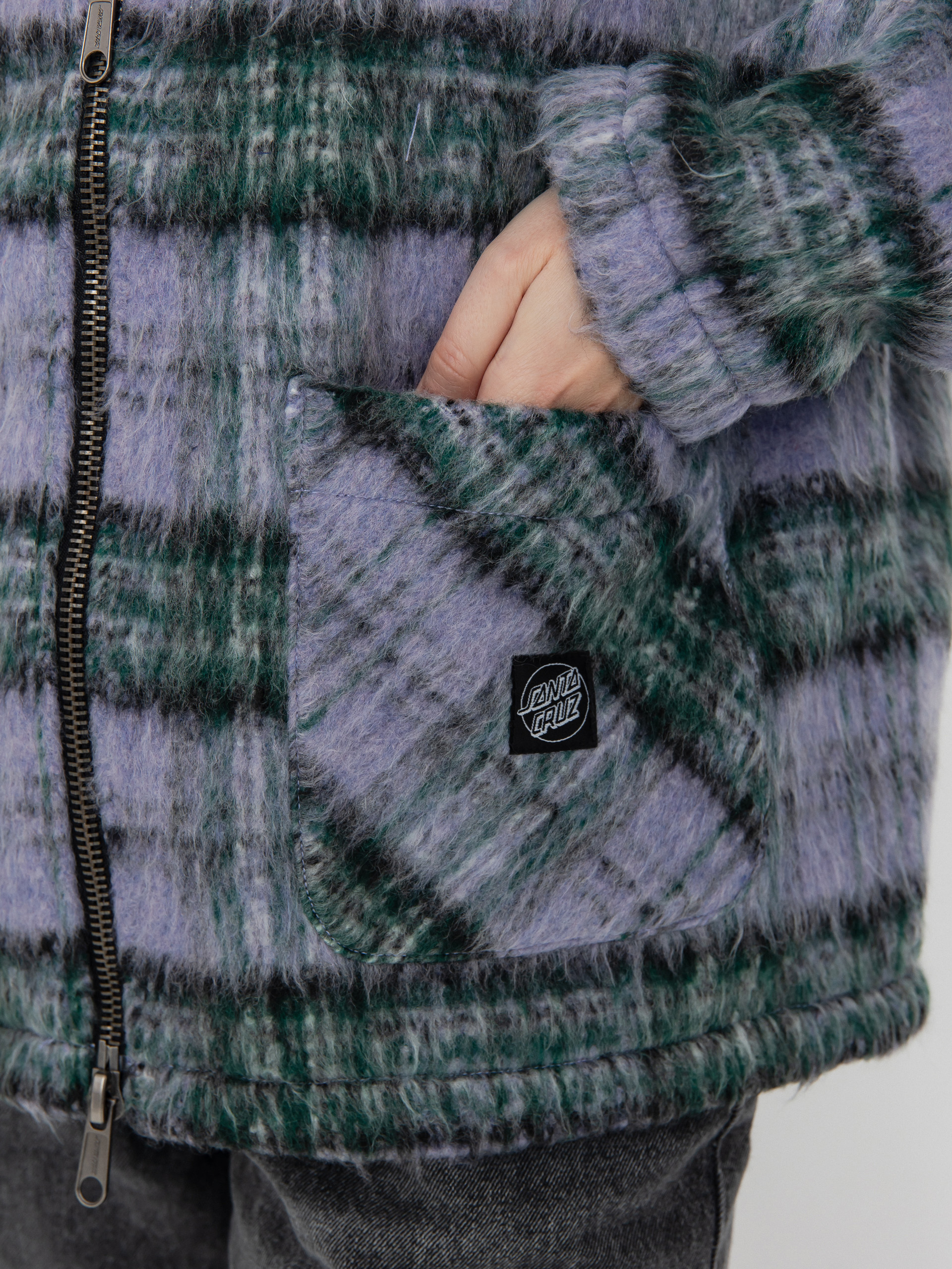 Яке Santa Cruz Harbour Wmn (purple/green check)
