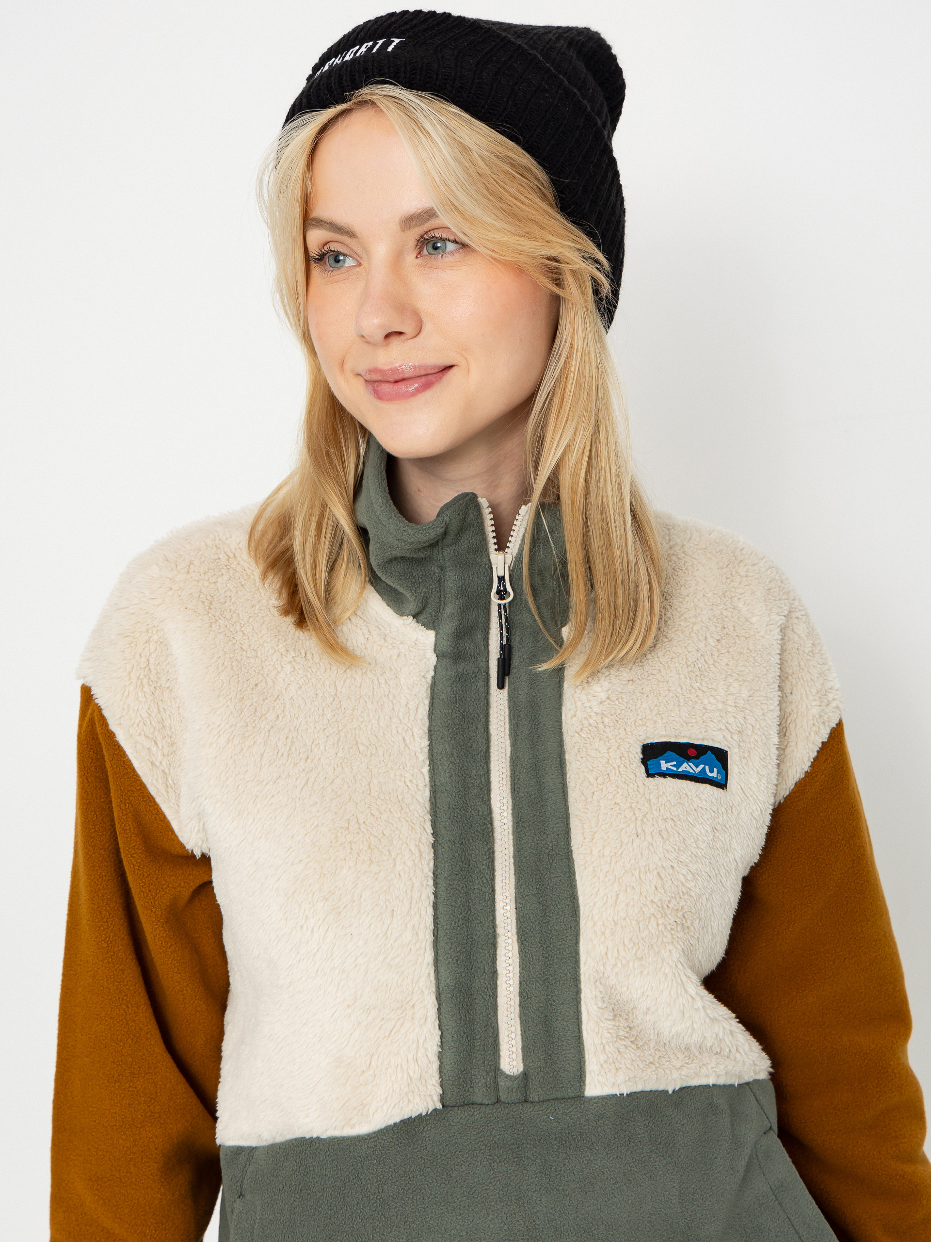Дамски Поларени суитшърт Kavu Timber Lane (pine tree block)