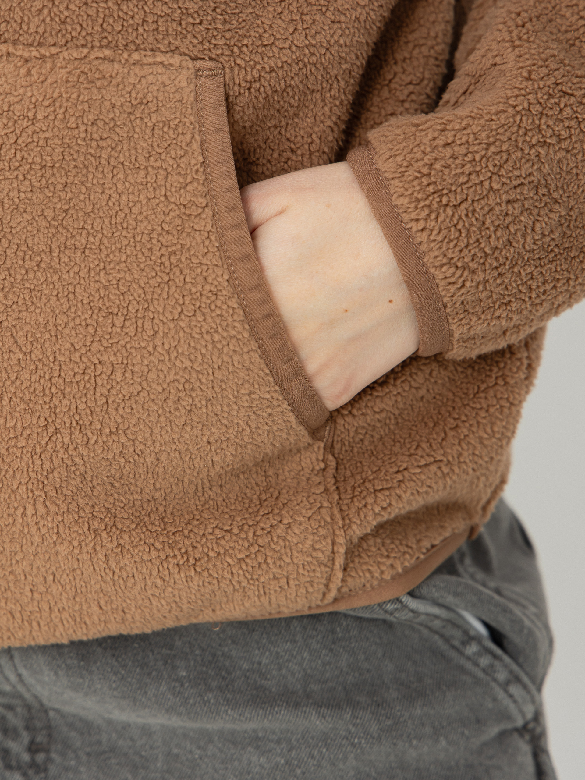 Дамски Поларени суитшърт Roxy Cool Calling (woodsmoke)