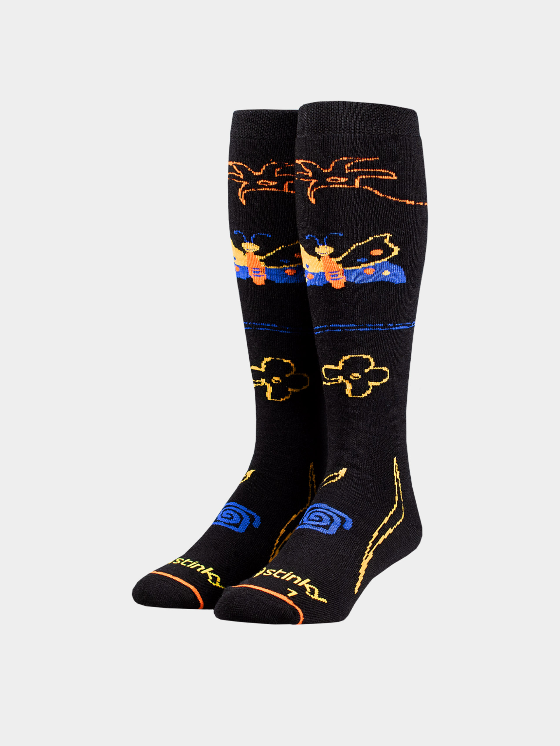 Чорапи Stinky Socks Dark Existance (black)