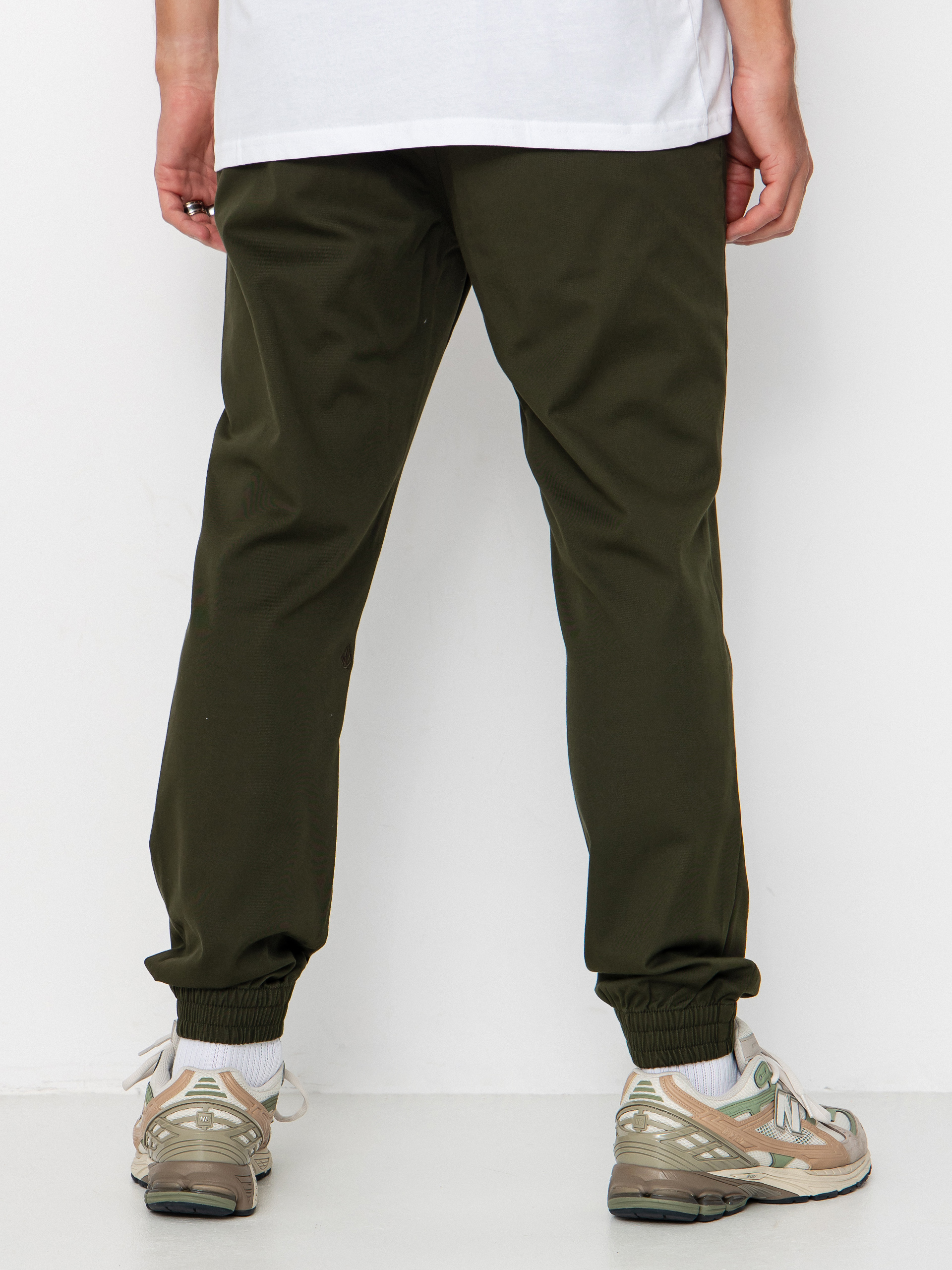 Панталони Volcom Frickin Slim Jogger (dark green)