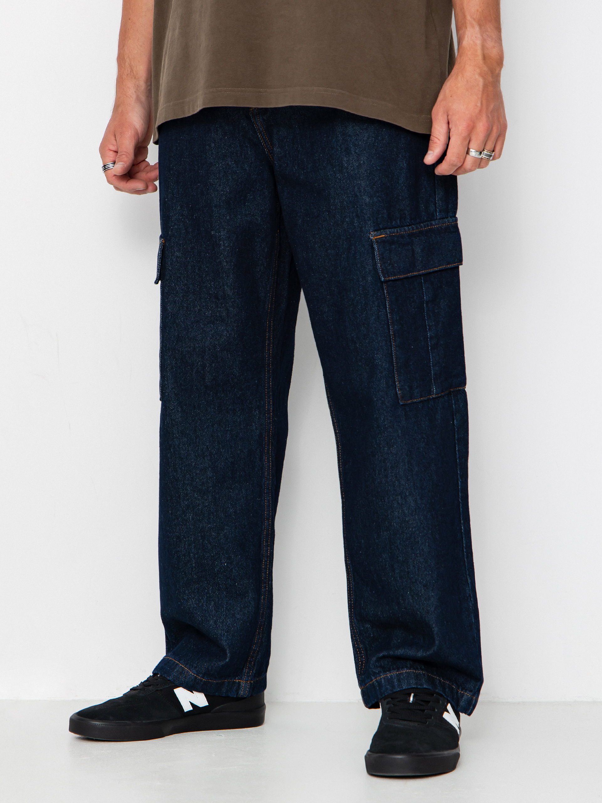 Панталони DC Worker Baggy Denim Cargo (dark denim)