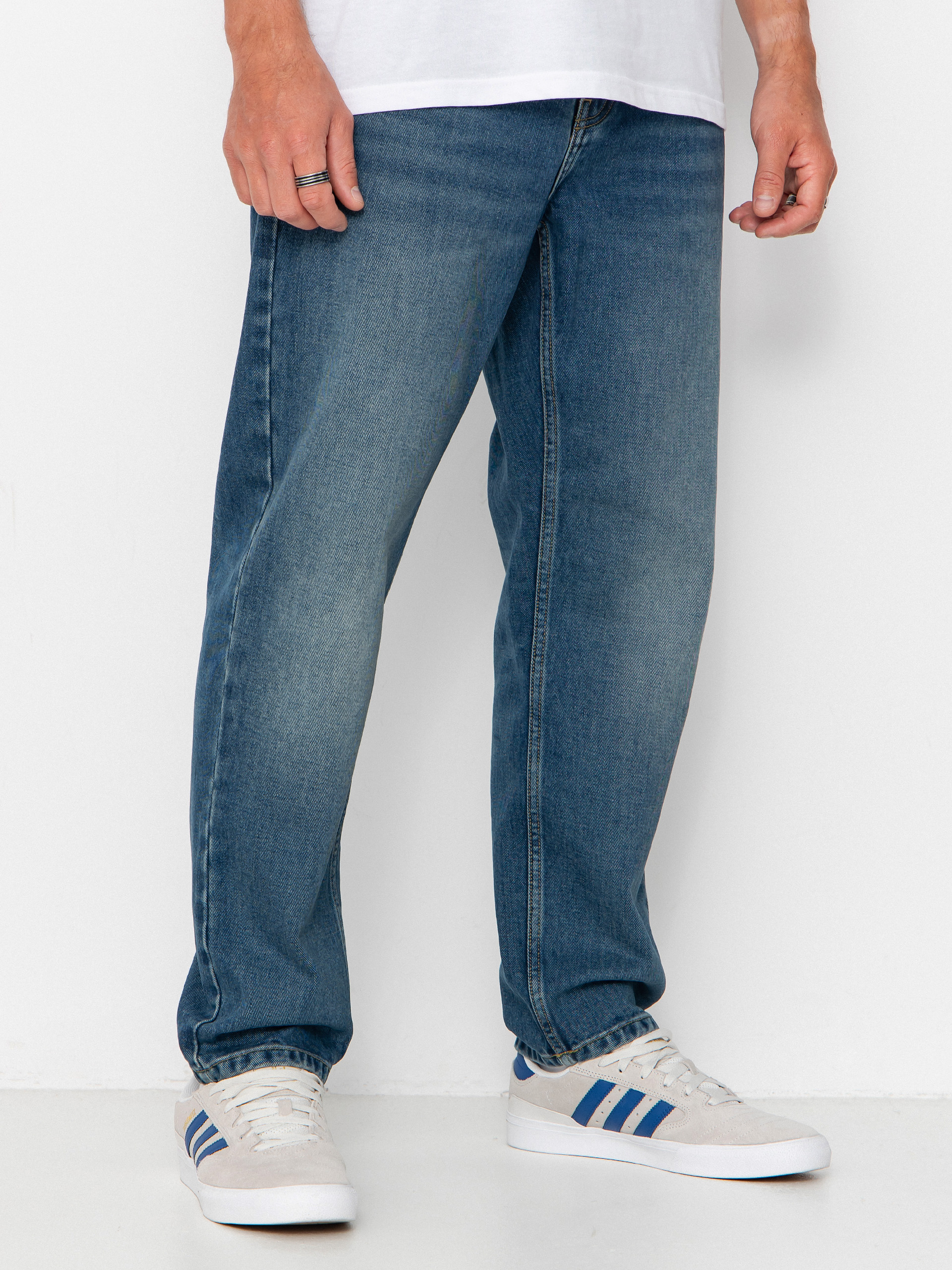 Панталони Carhartt WIP Newel (blue/dark used wash)