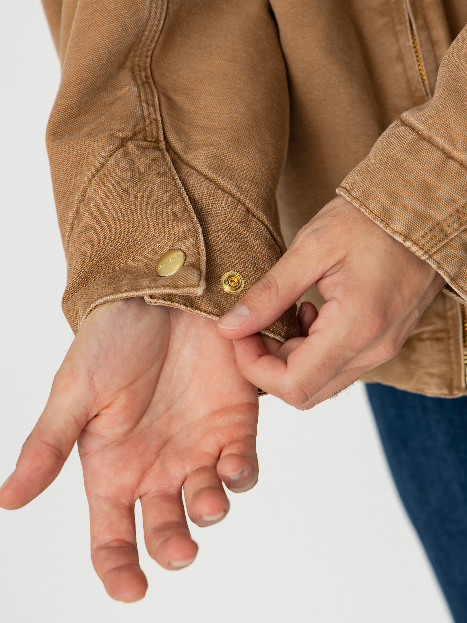 Яке Carhartt WIP OG Detroit (hamilton brown/tobacco/stone canvas)