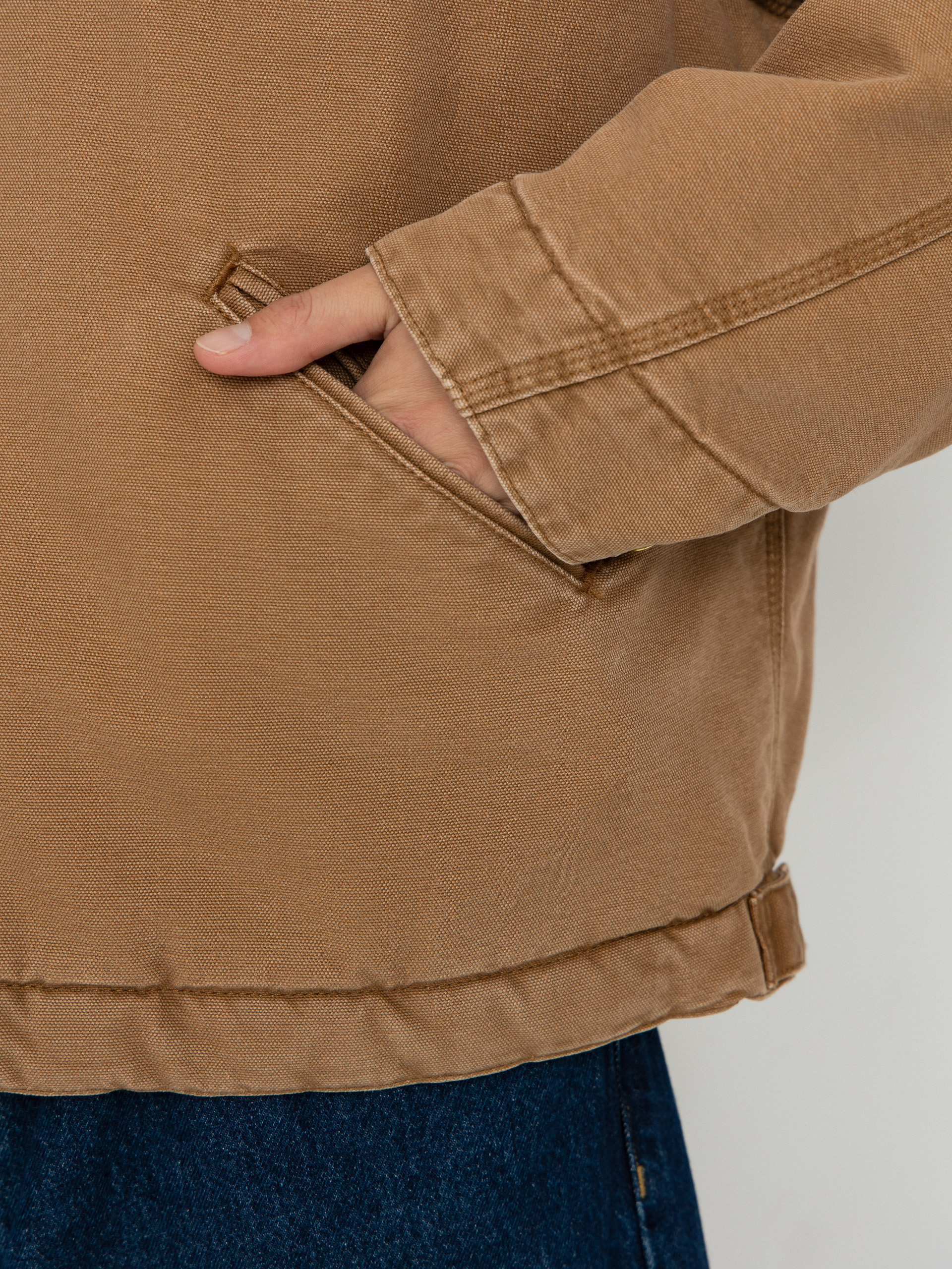 Яке Carhartt WIP OG Detroit (hamilton brown/tobacco/stone canvas)