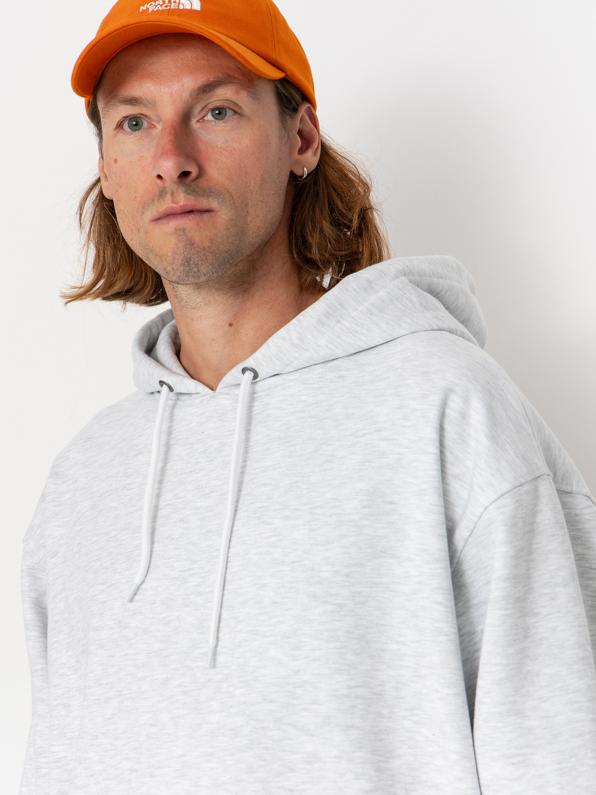 Суитшърт с качулка The North Face Red Box HD (tnf classic grey heathe)