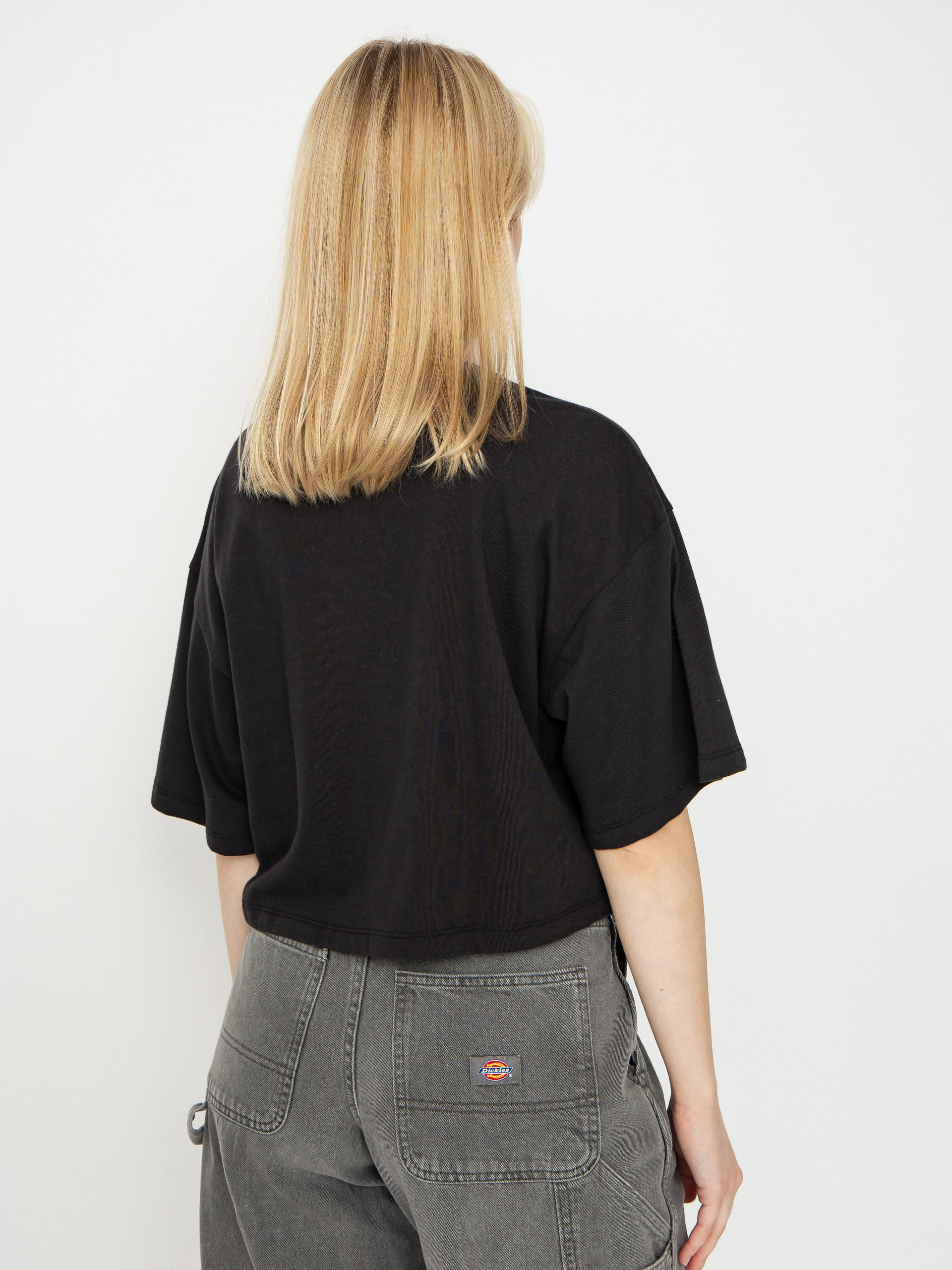 Тениска Vans Afterburn Relaxed Crop Wmn (black)
