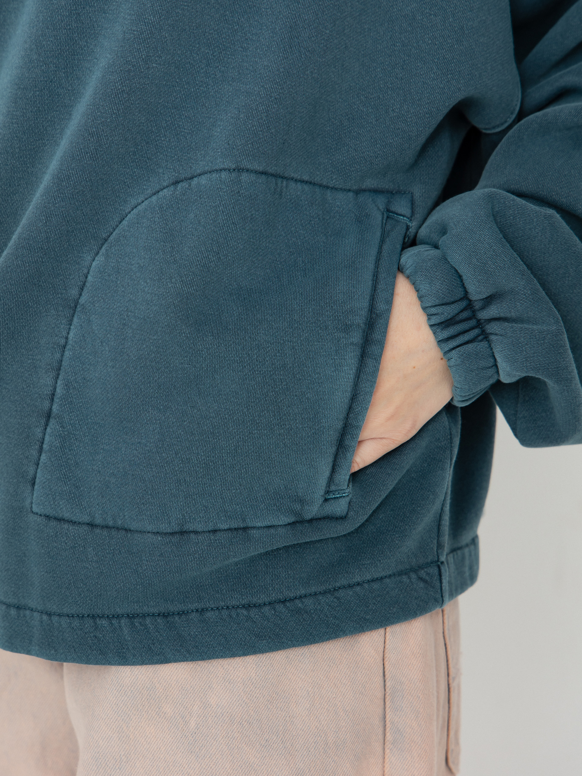 Суитшърт Volcom Stone Soft Quarter Zip Wmn (emerald green)