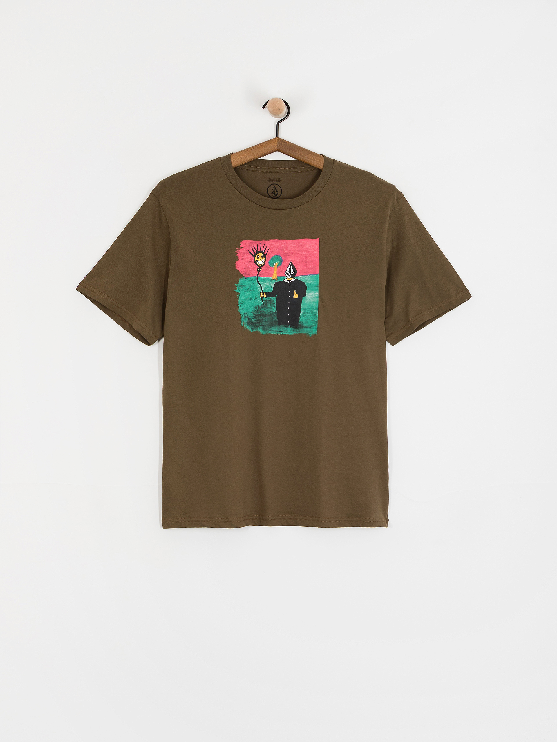 Тениска Volcom Issam Bsc (sage leaf)