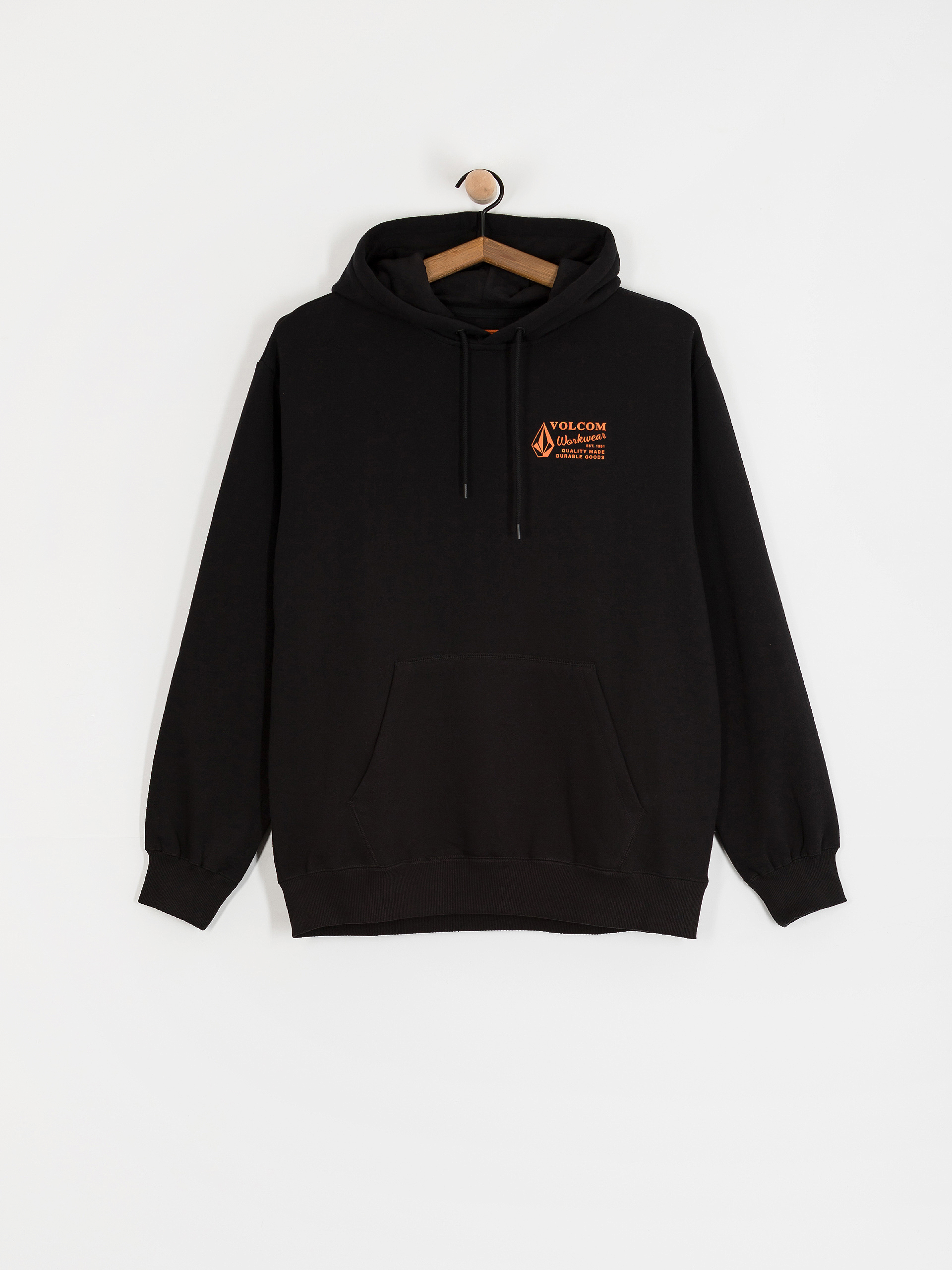 Суитшърт с качулка Volcom Workwear HD (black)