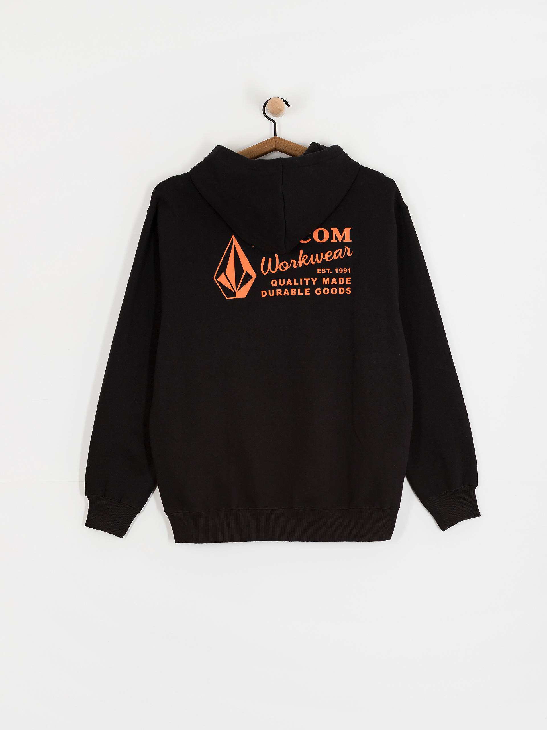 Суитшърт с качулка Volcom Workwear HD (black)