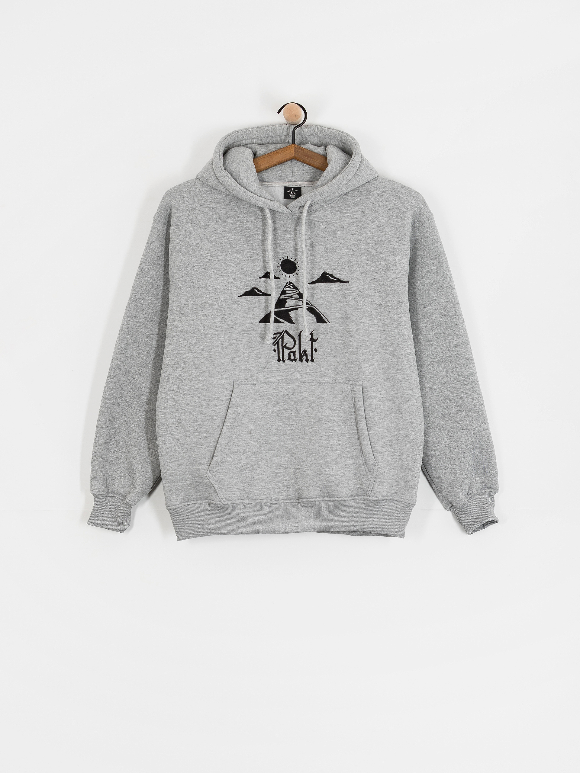 Суитшърт с качулка Youth Skateboards Pakt Kopiec HD (grey melange)