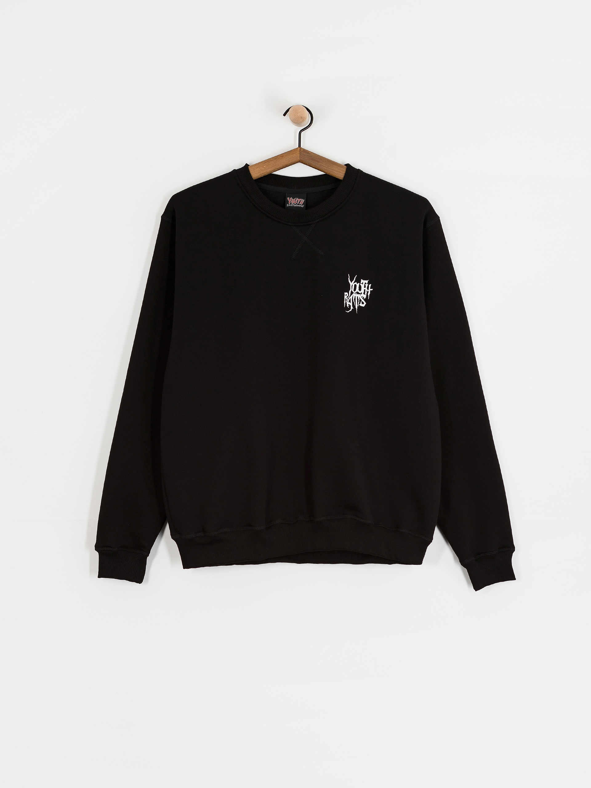 Суитшърт Youth Skateboards Skate Rat Crew (black)