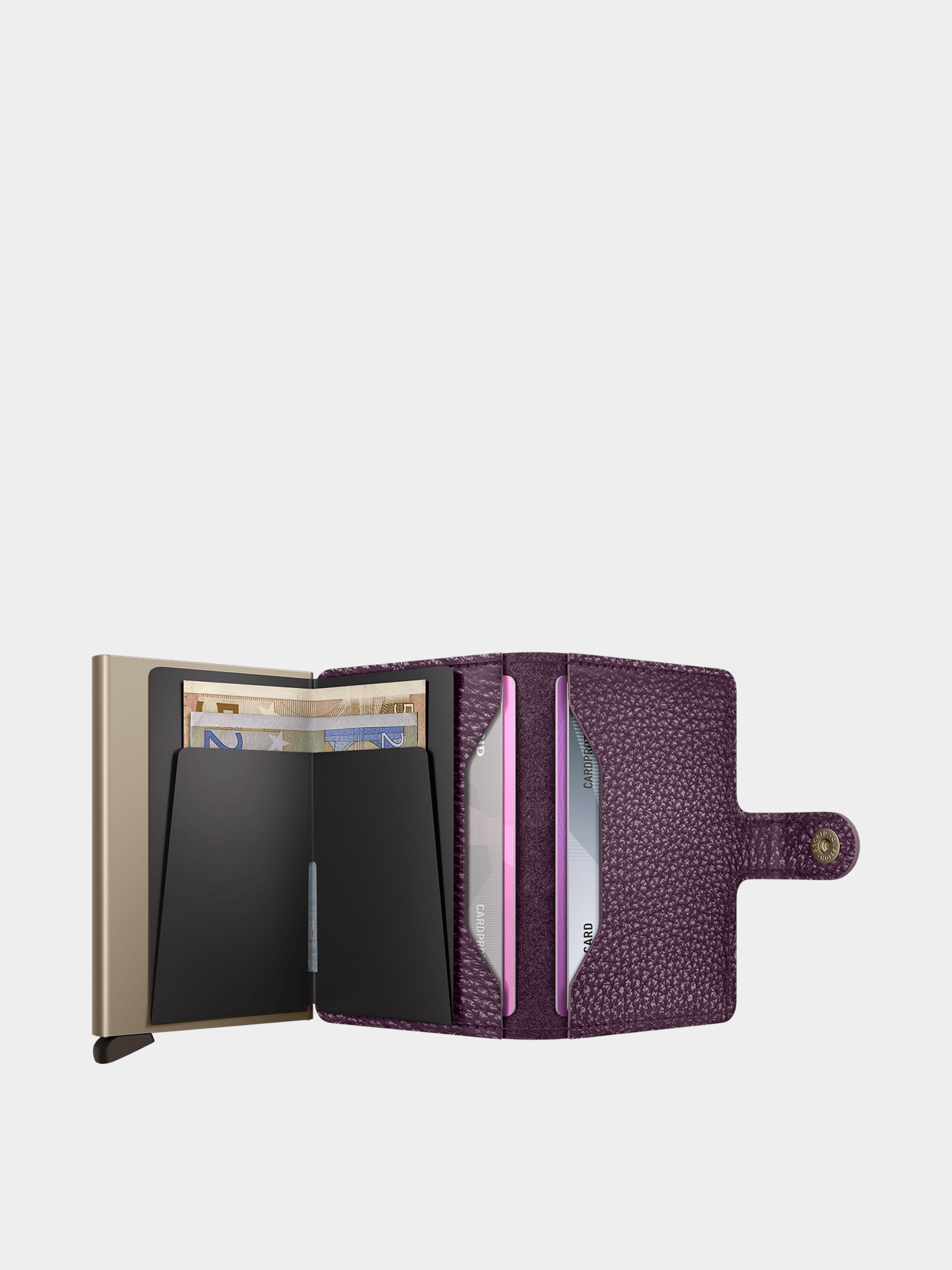 Портмоне Secrid Miniwallet (pebble grape)