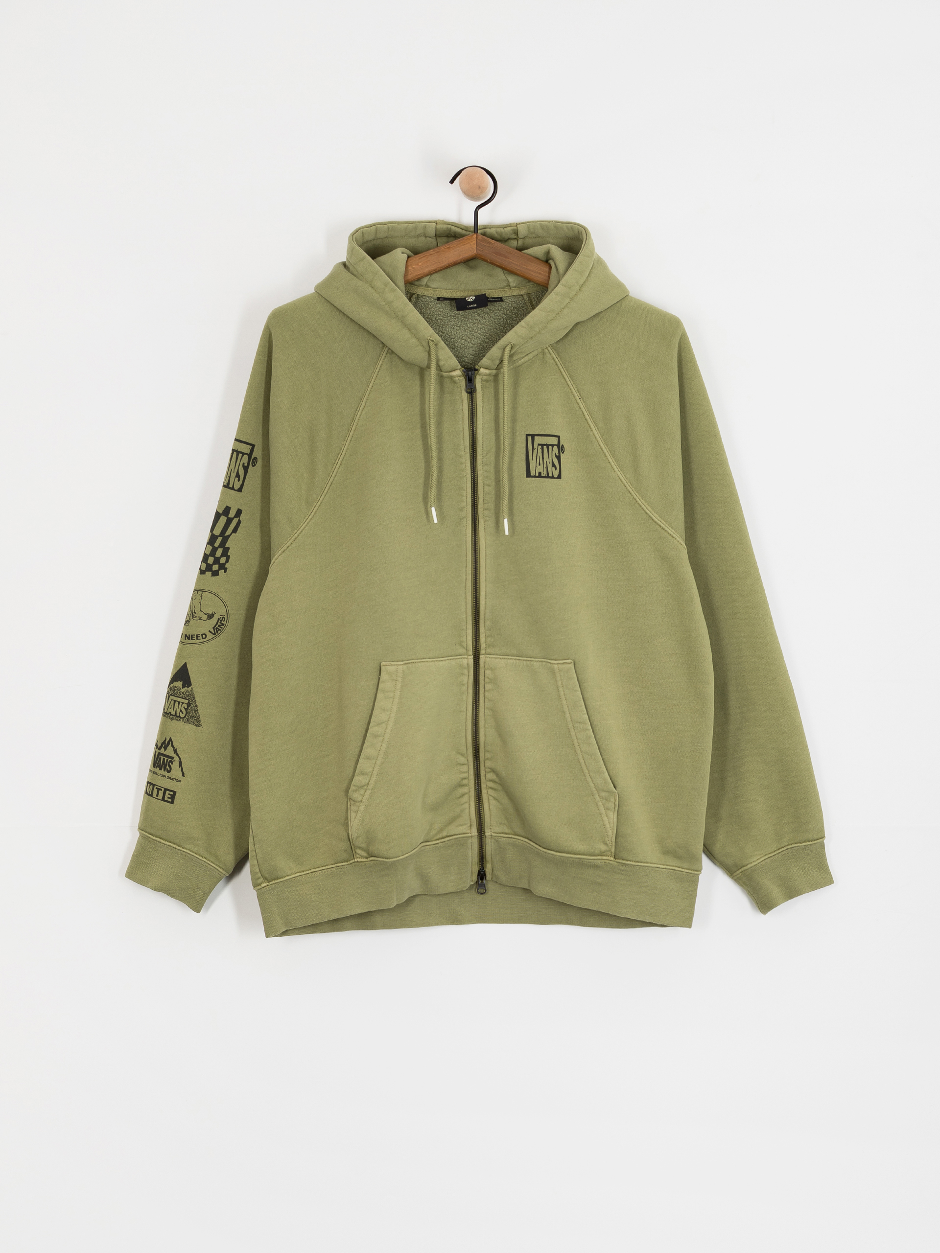 Суитшърт Vans Mte Teamteam Full Zip (loden green)