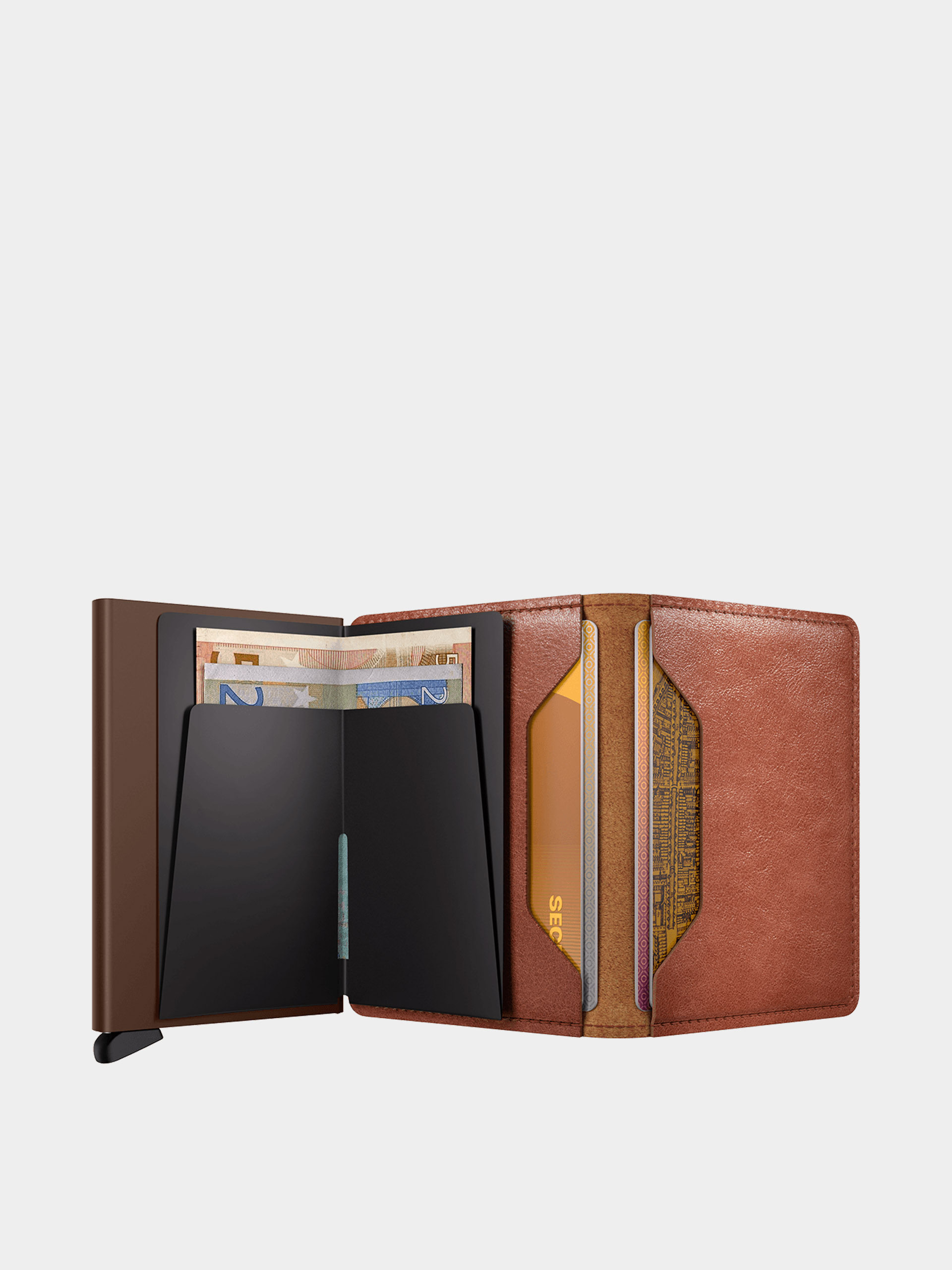 Портмоне Secrid Slimwallet (vintage cognac/brown)