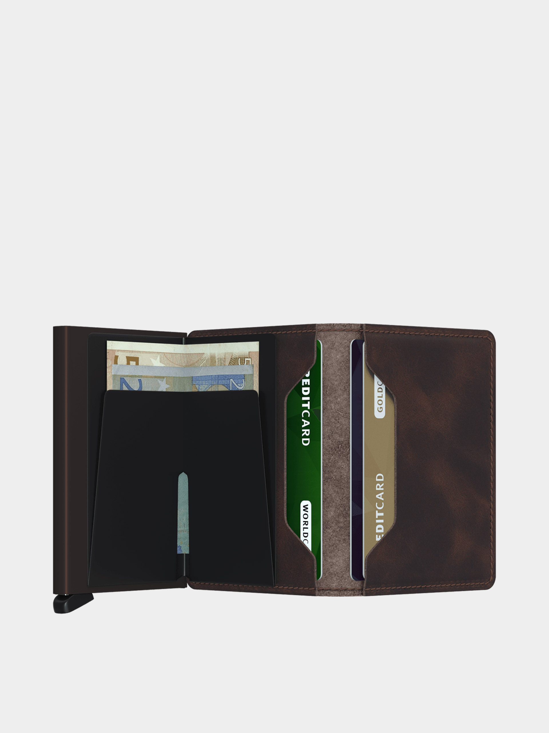 Портмоне Secrid Slimwallet (vintage chocolate)