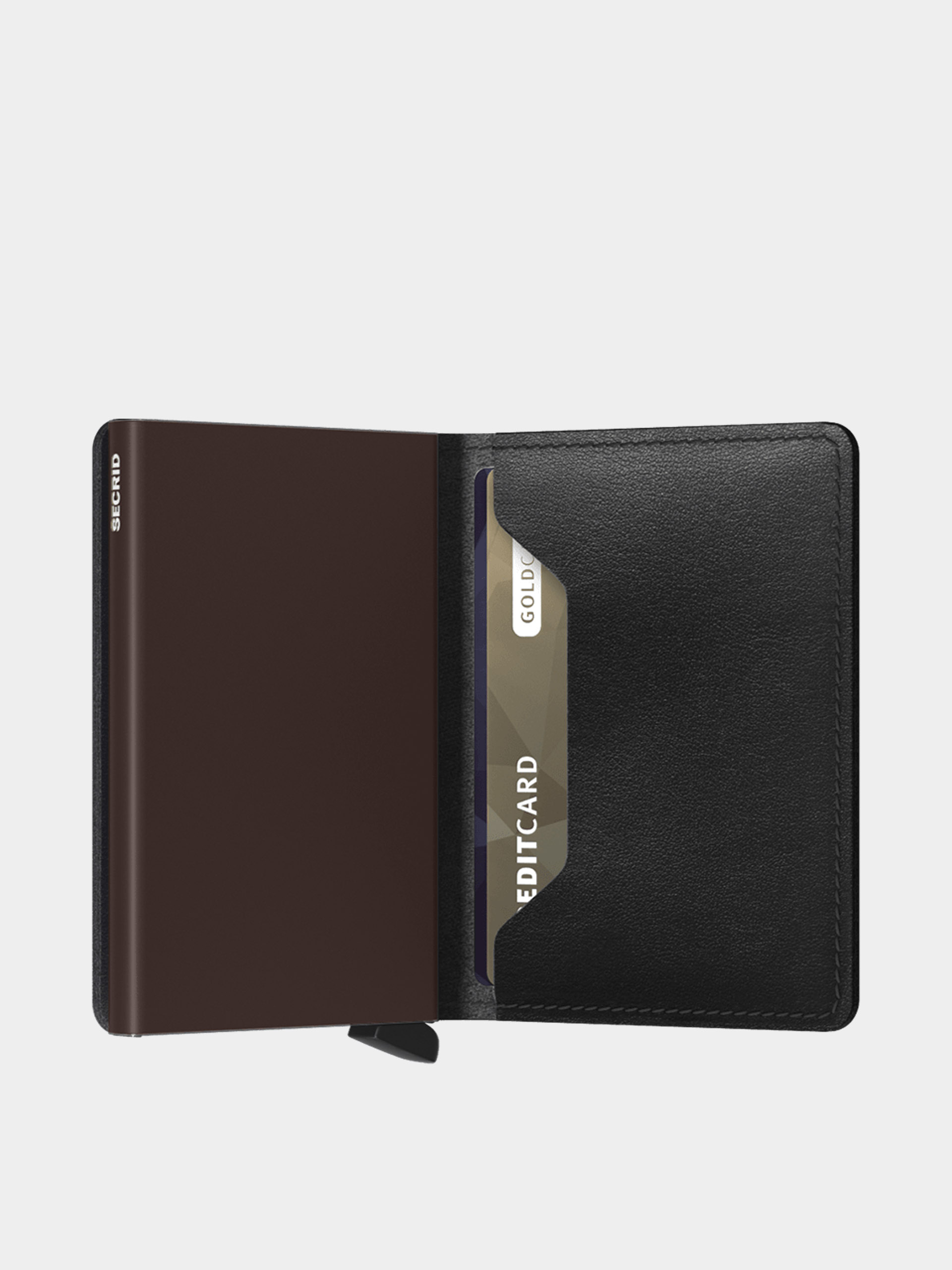 Портмоне Secrid Slimwallet (original black/brown)