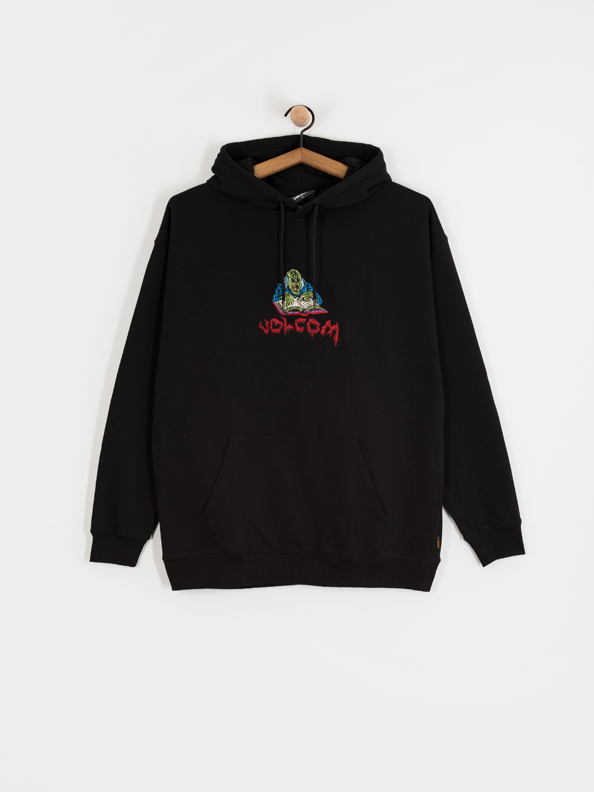 Суитшърт с качулка Volcom Fa Jj Villard HD (black)