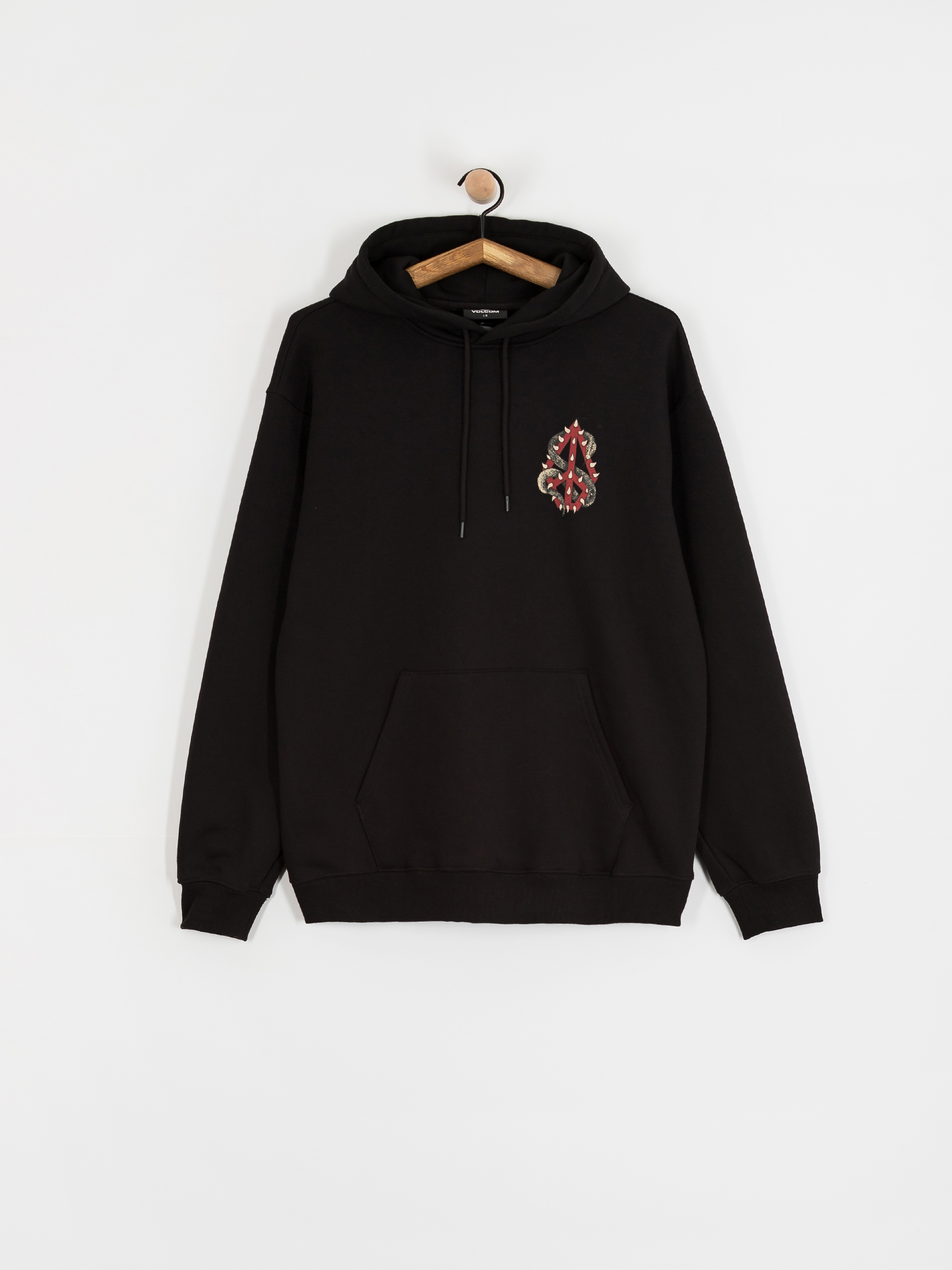 Суитшърт с качулка Volcom Watanite HD (black)