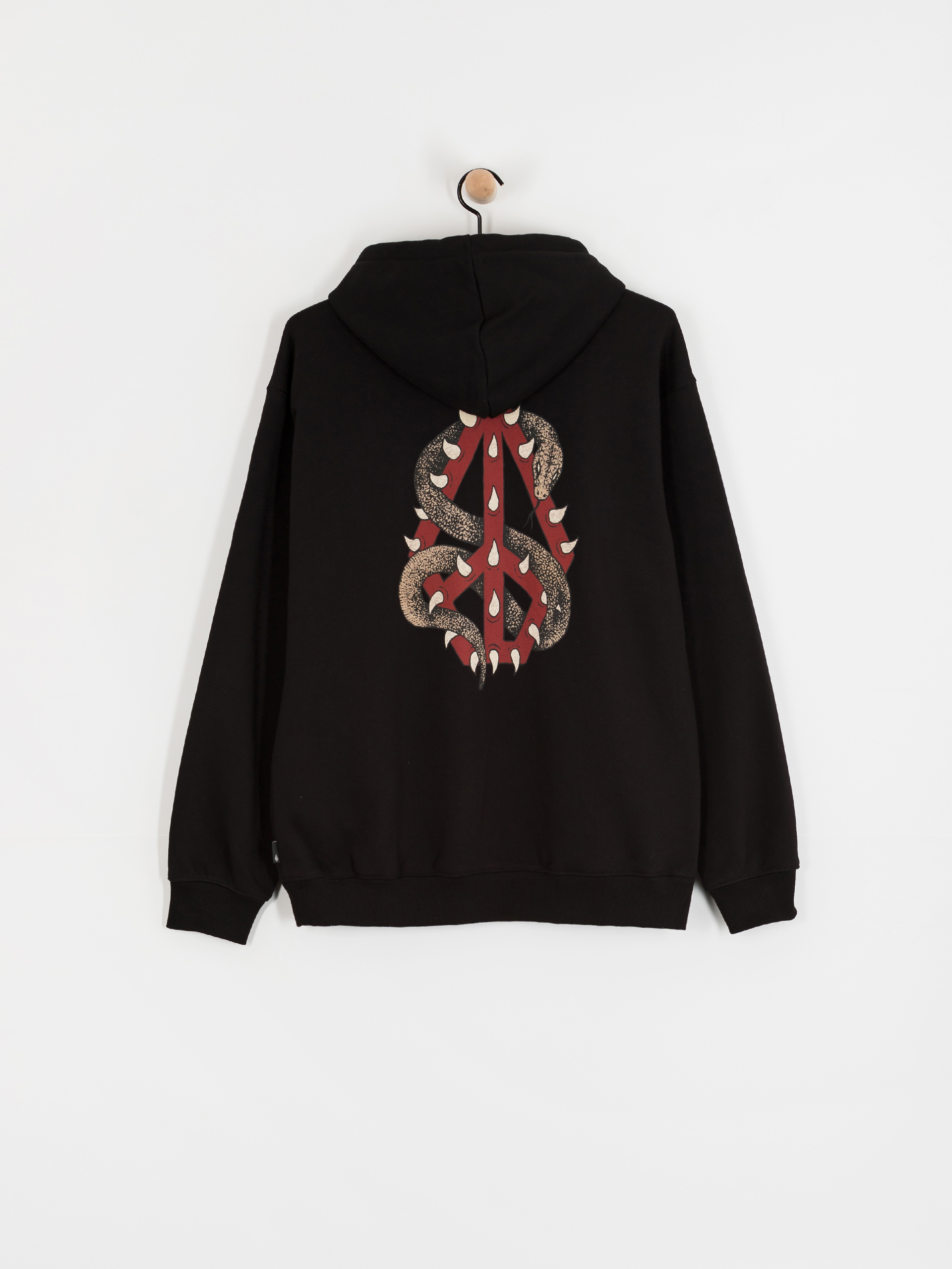 Суитшърт с качулка Volcom Watanite HD (black)