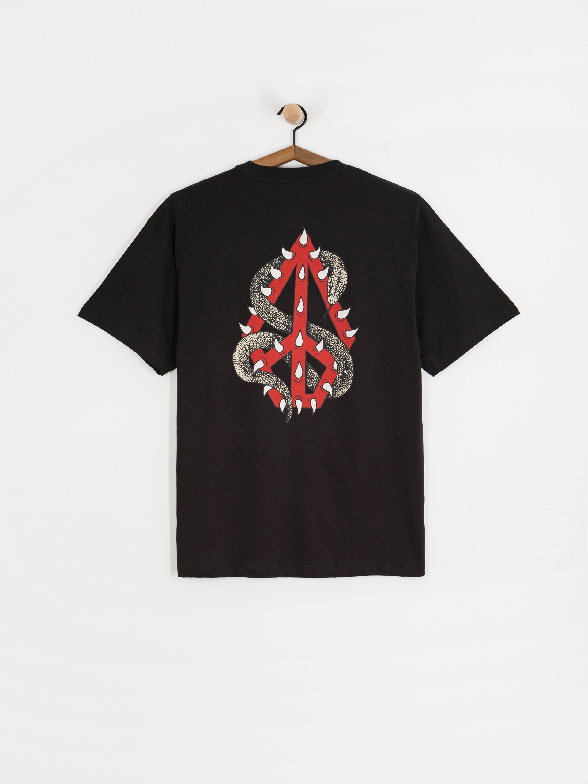 Тениска Volcom Snake Peace Lse (black)