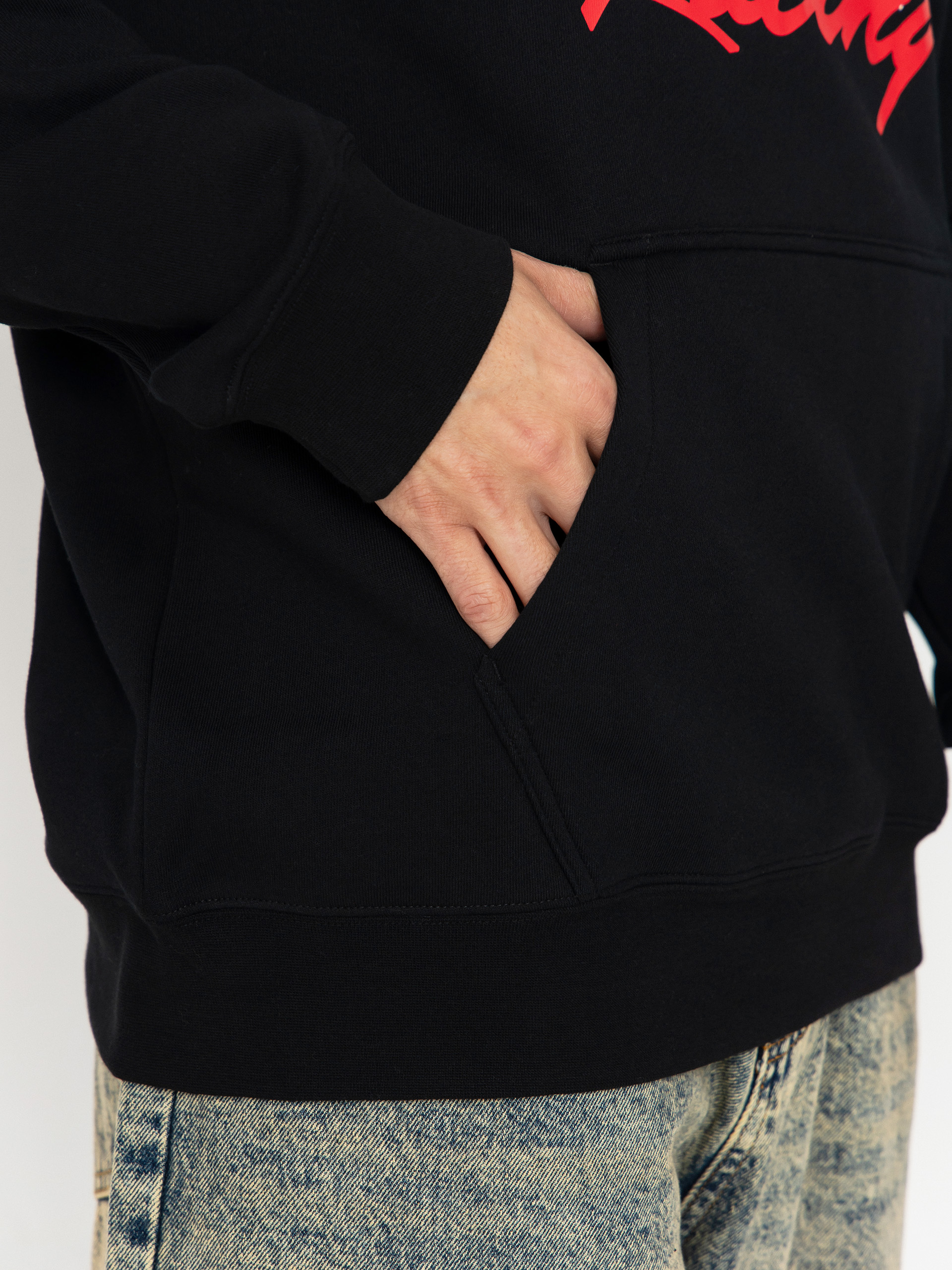 Суитшърт с качулка Fox Honda HD (black)