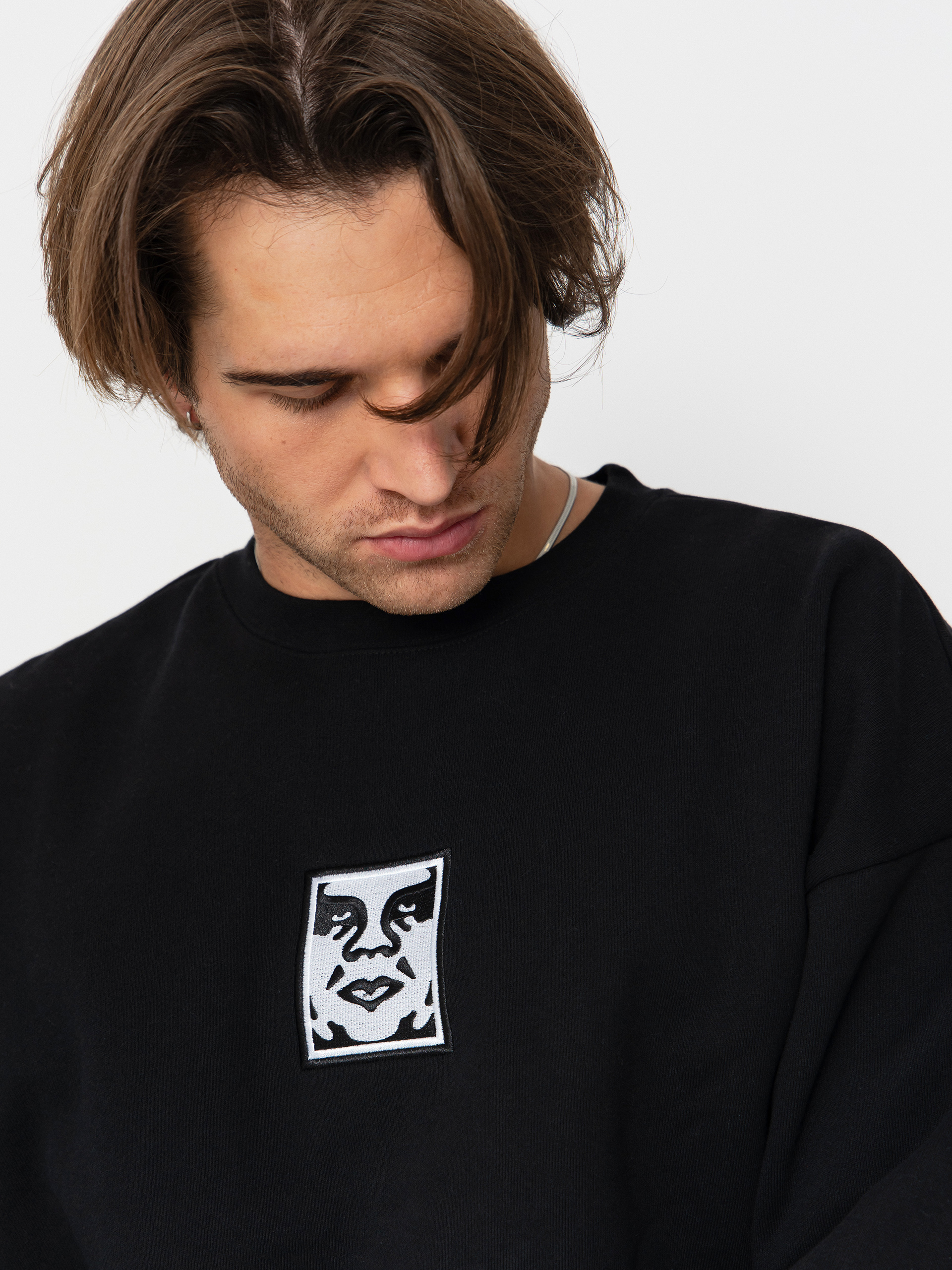 Суитшърт OBEY Icon Extra Heavy II (black)