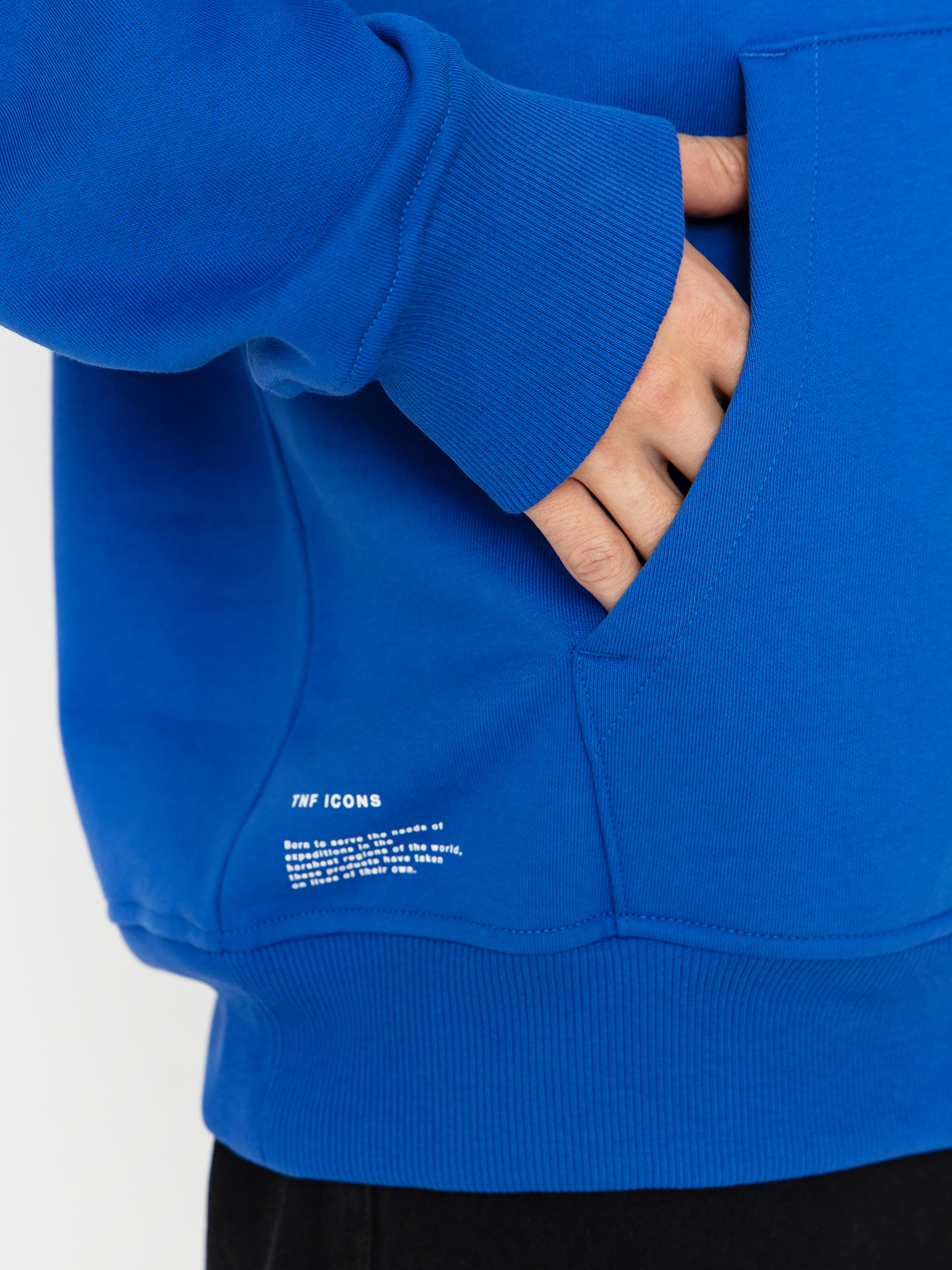 Суитшърт с качулка The North Face Icon Relaxed HD (tnf blue)