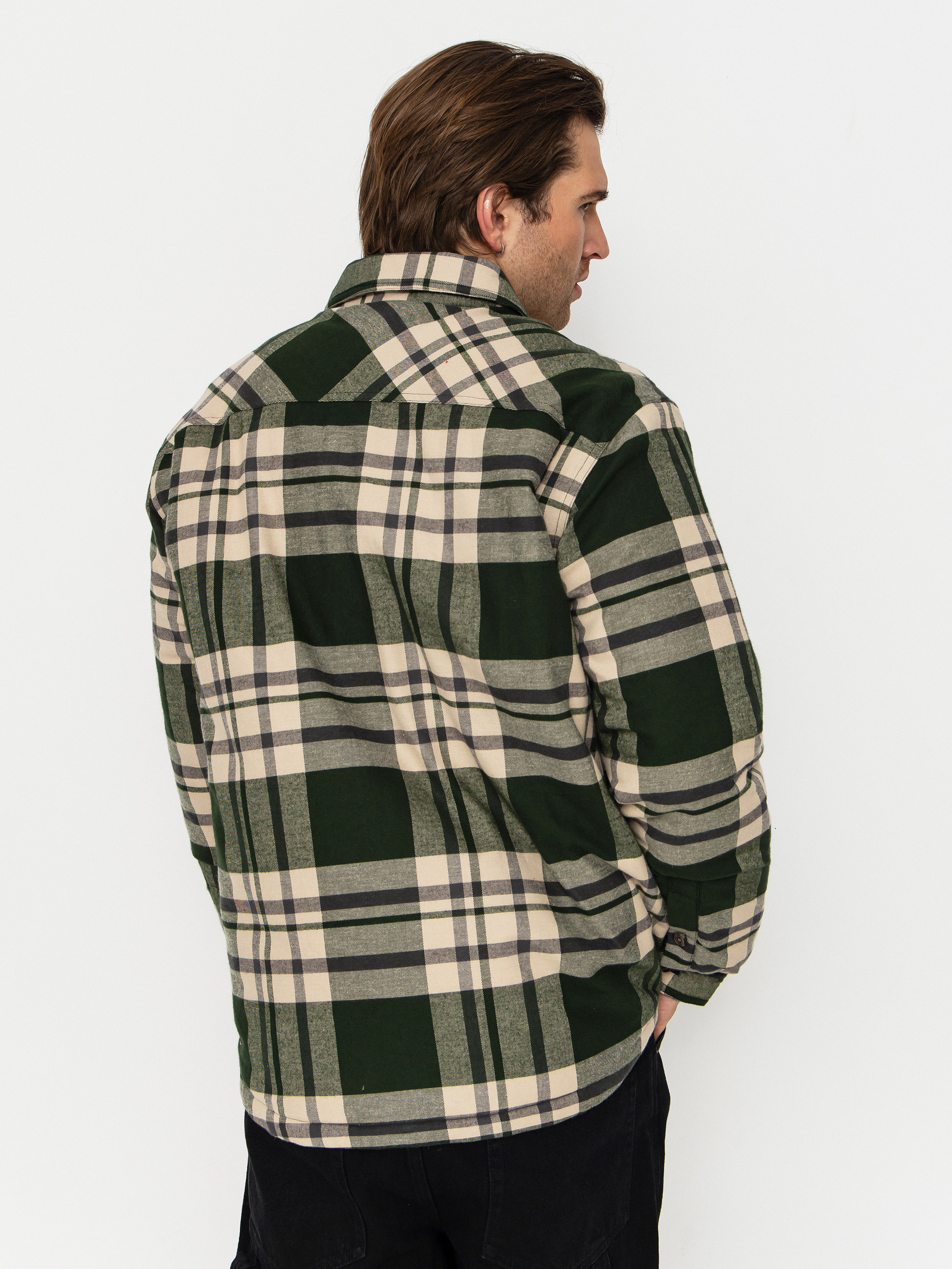 Риза Patagonia LW Insulated Fjord Flannel (ashore old growth green)