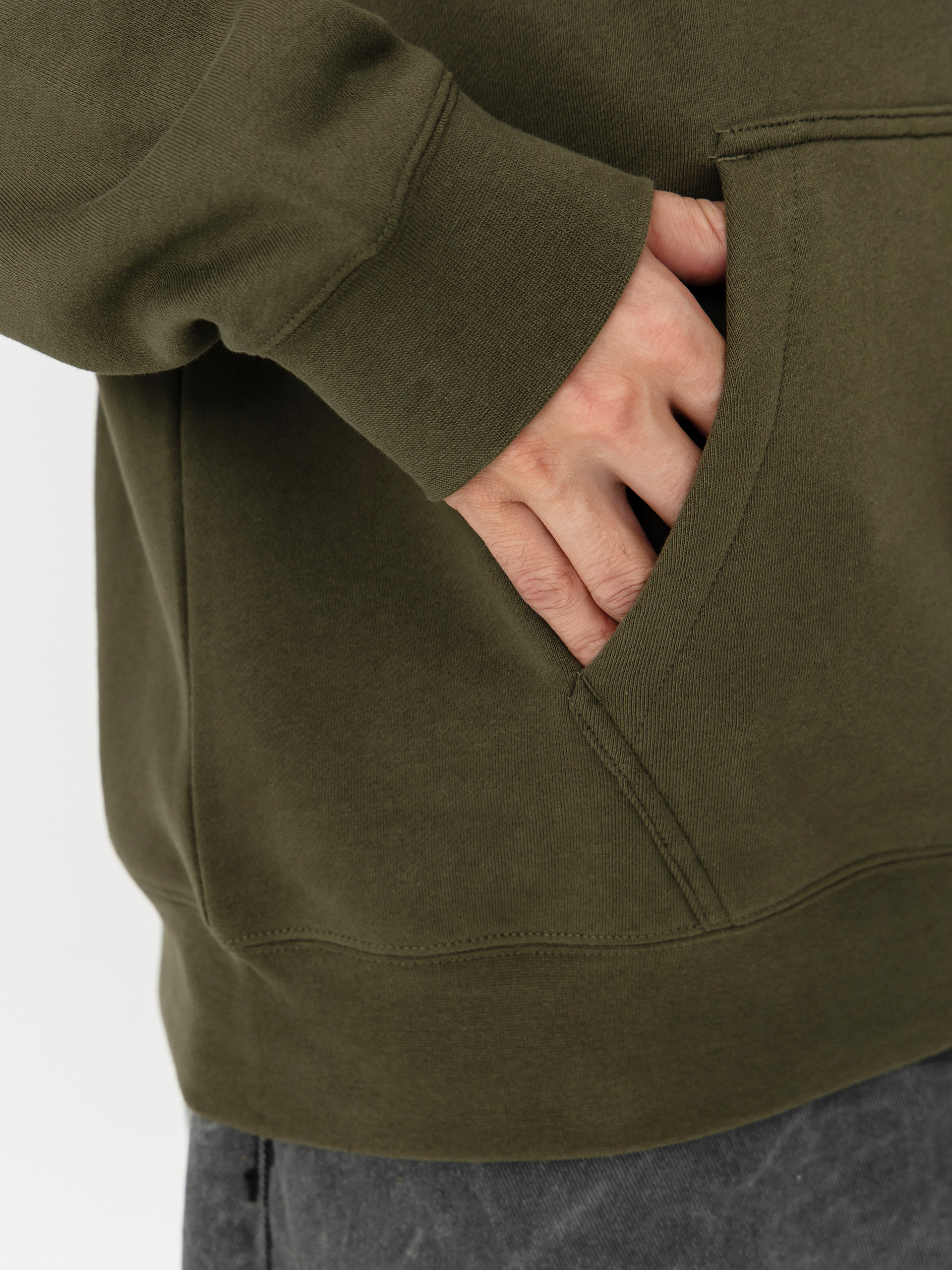 Суитшърт с качулка Fox Bolt HD (olive green)