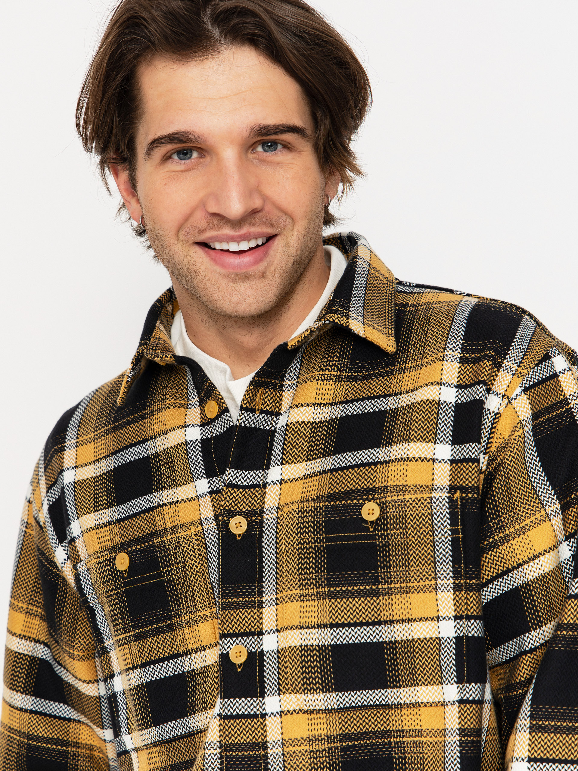 Риза Carhartt WIP Vaughn (vaughn check/dijon)