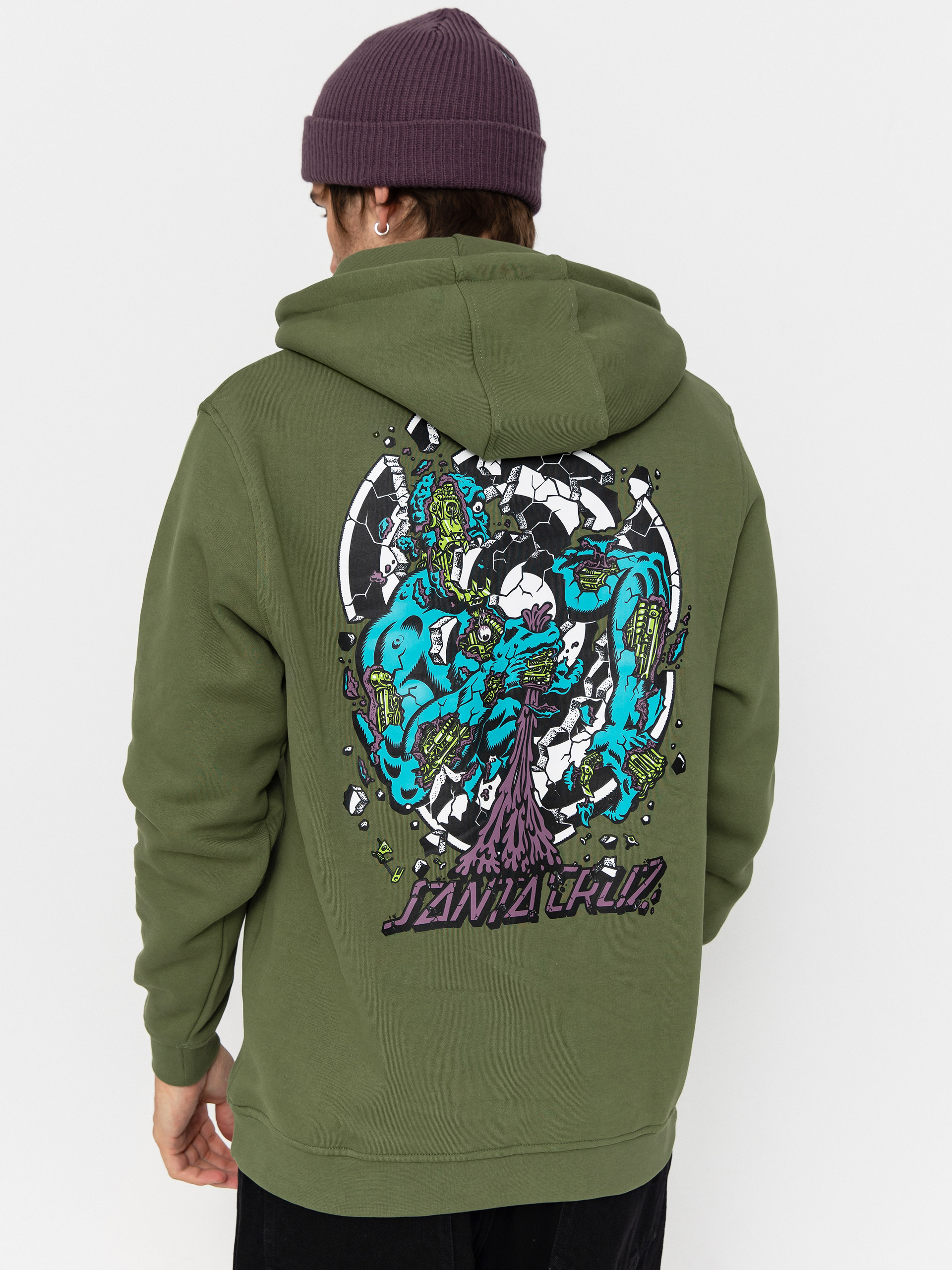 u0421u0443u0438u0442u0448u044au0440u0442 Santa Cruz Roskopp Dissect Strip (dark moss)