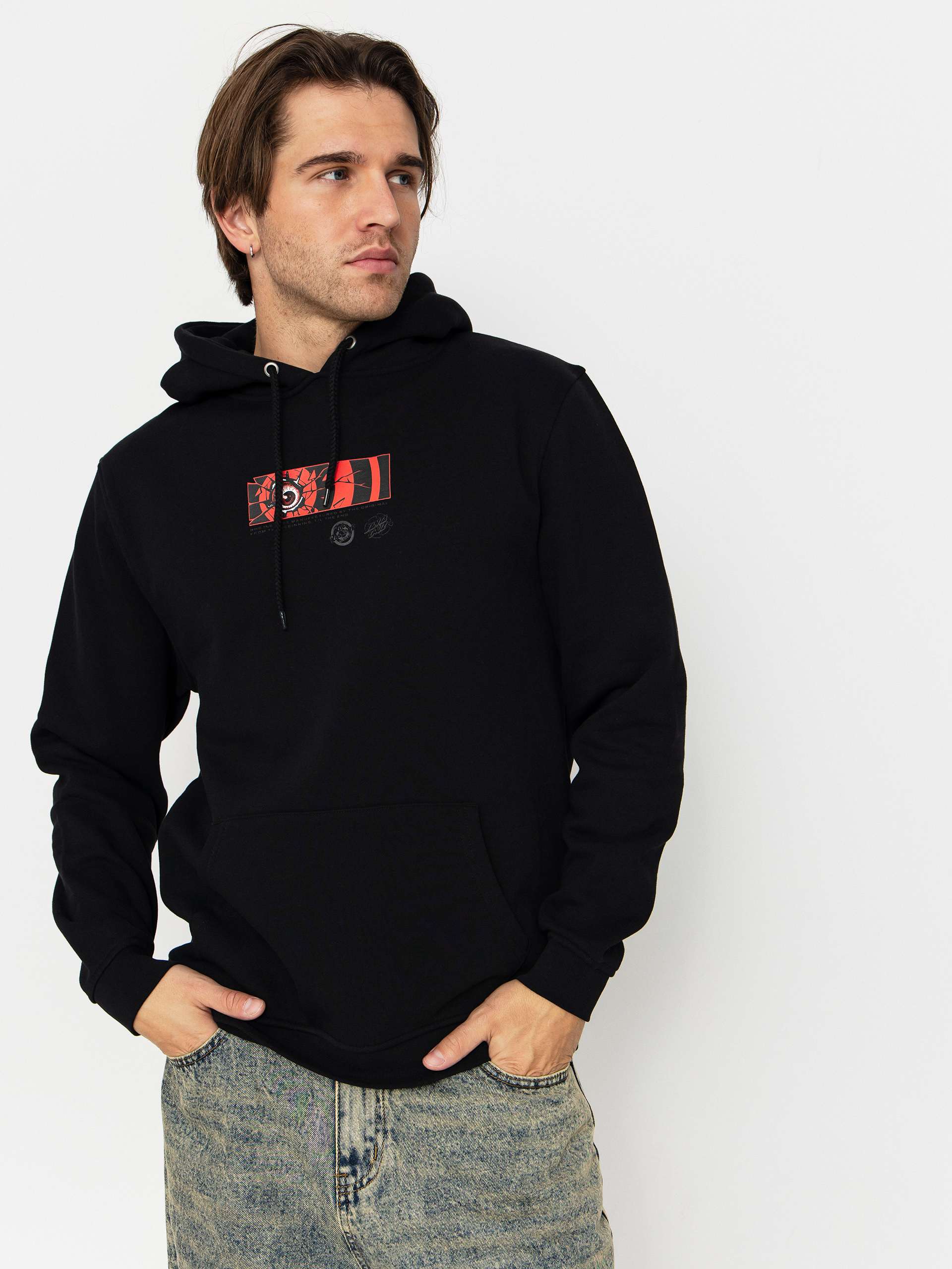 Суитшърт Santa Cruz Roskopp Dissect Strip (black)