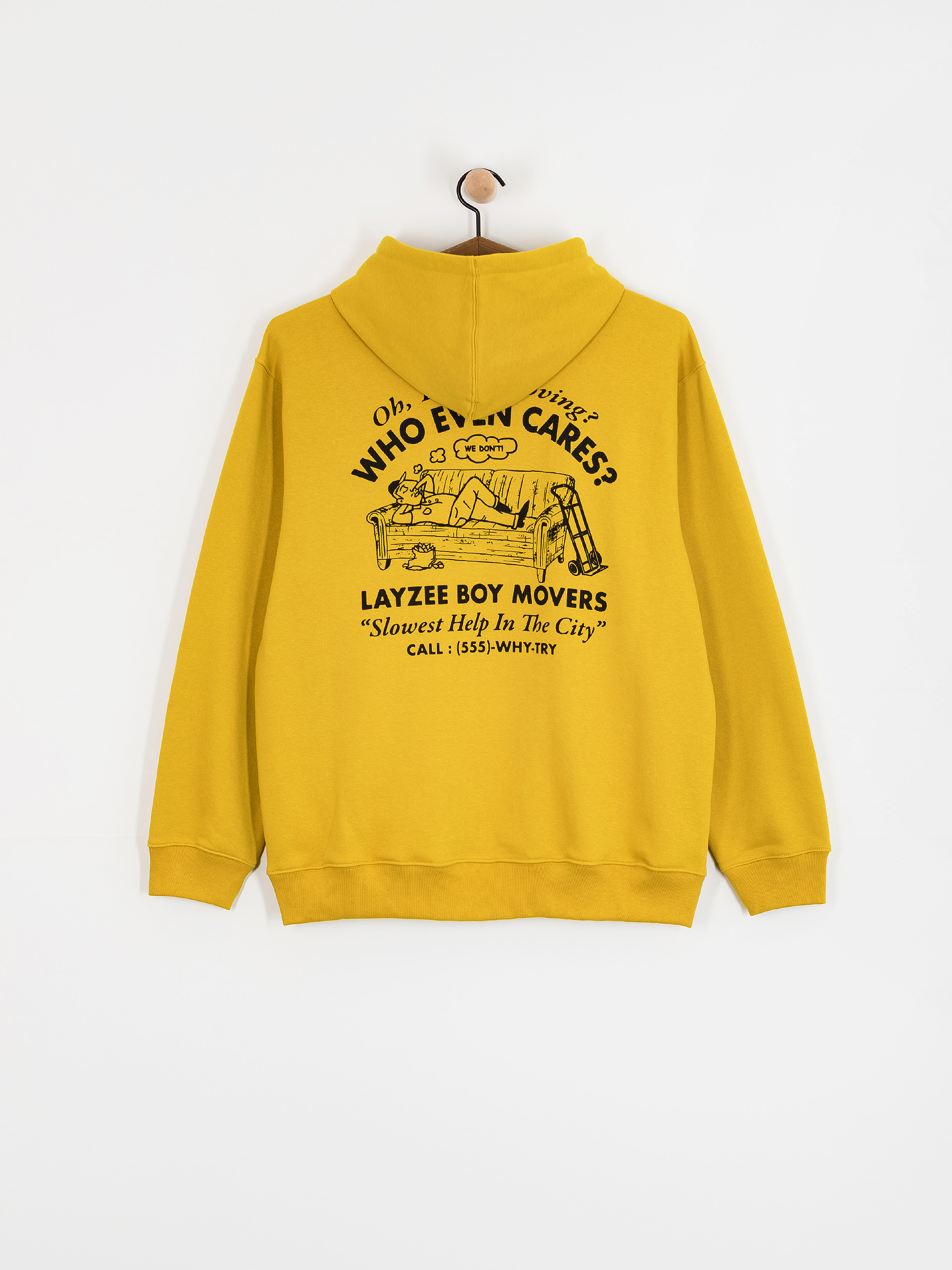 Суитшърт с качулка Vans Moving Co HD (heritage mustard)