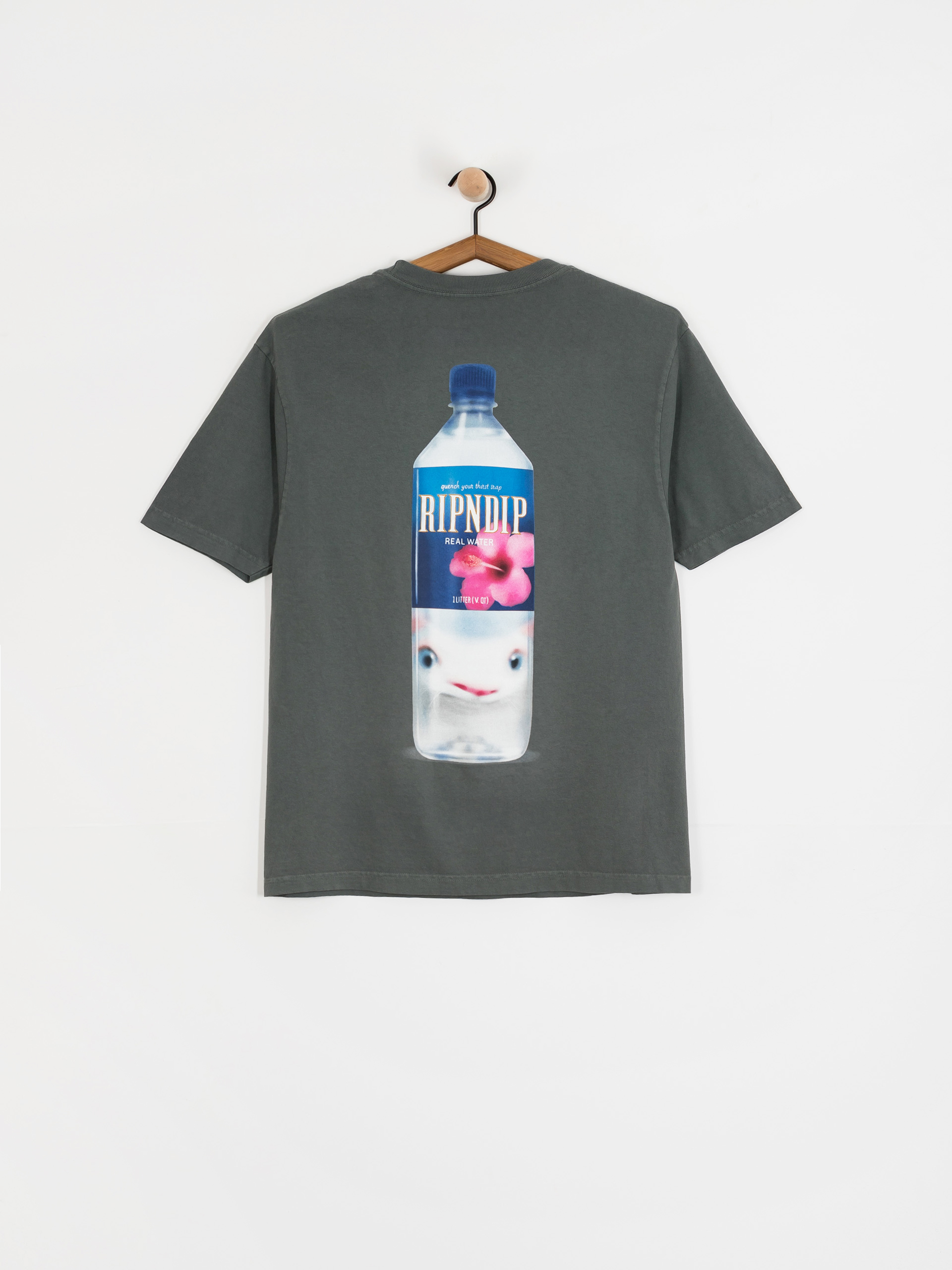 Тениска RipNDip Real Water (charcoal)