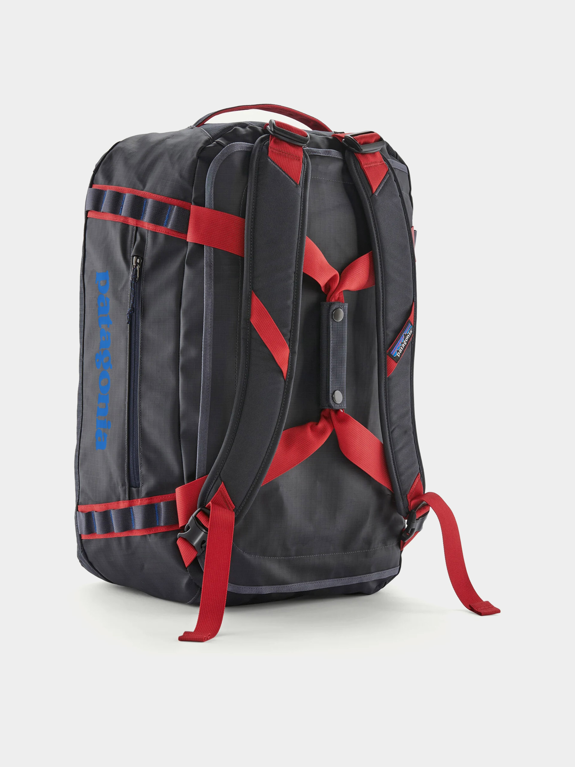 Чанта Patagonia Black Hole Duffel 40L (smolder blue w/amanita red)