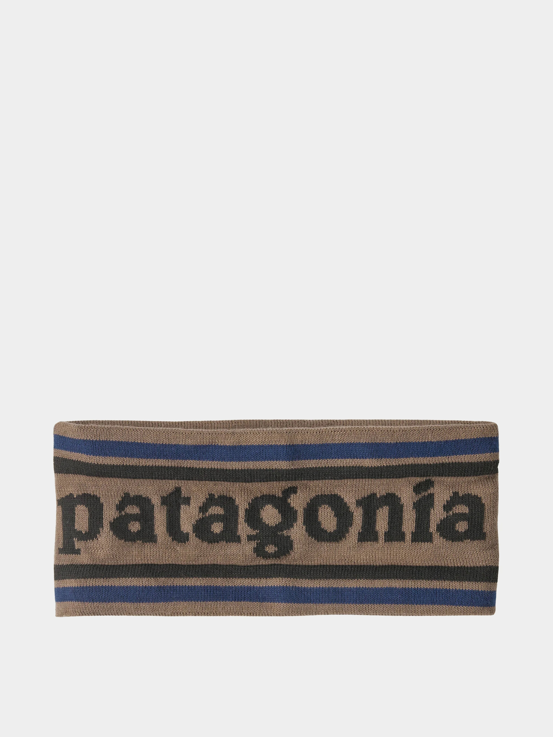 Ски лента за глава Patagonia Powder Town (park stripe marlow brown)