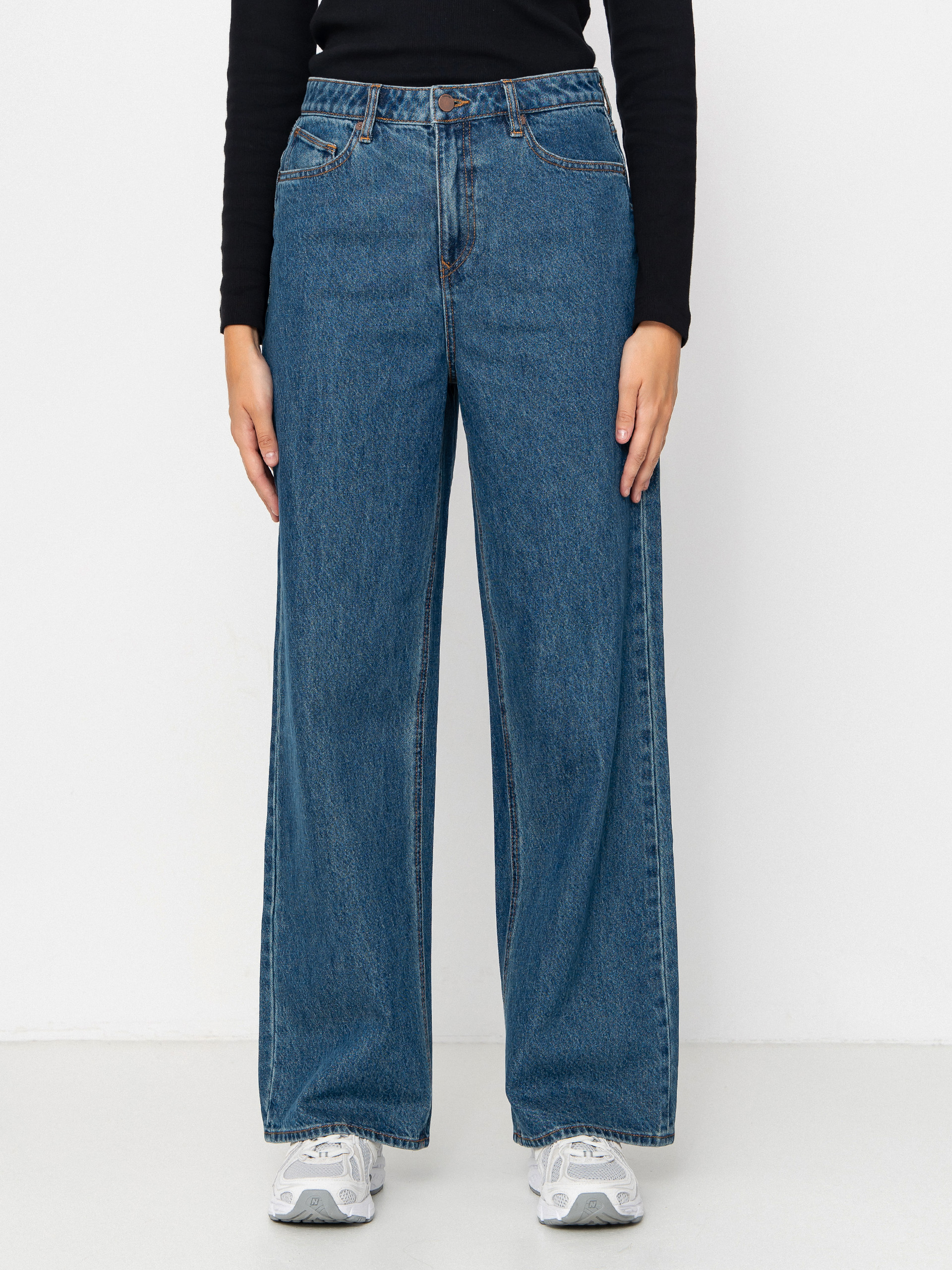 Панталони Volcom Stoned Bf Hirise Wmn (indigo ridge wash)