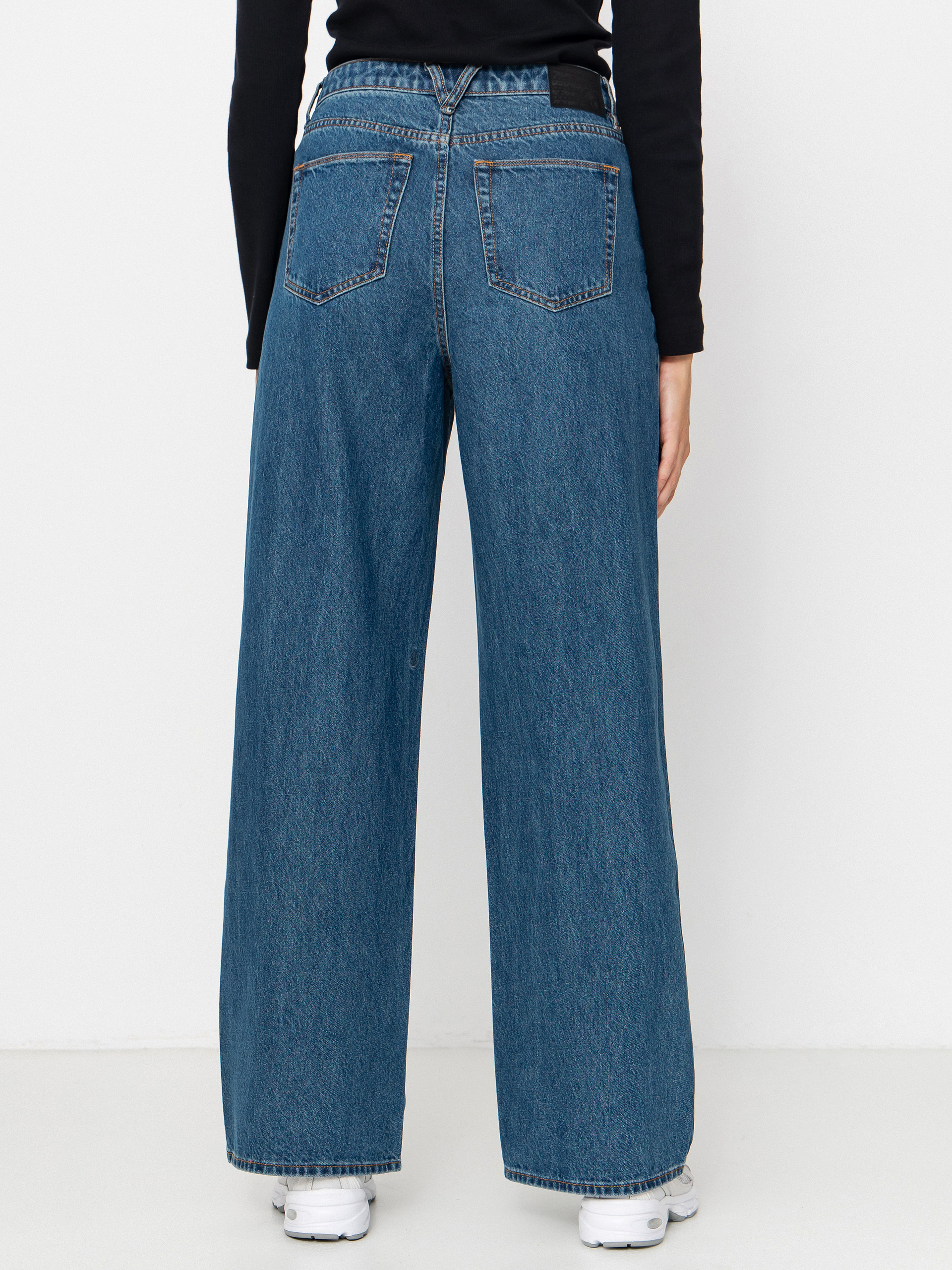 Панталони Volcom Stoned Bf Hirise Wmn (indigo ridge wash)