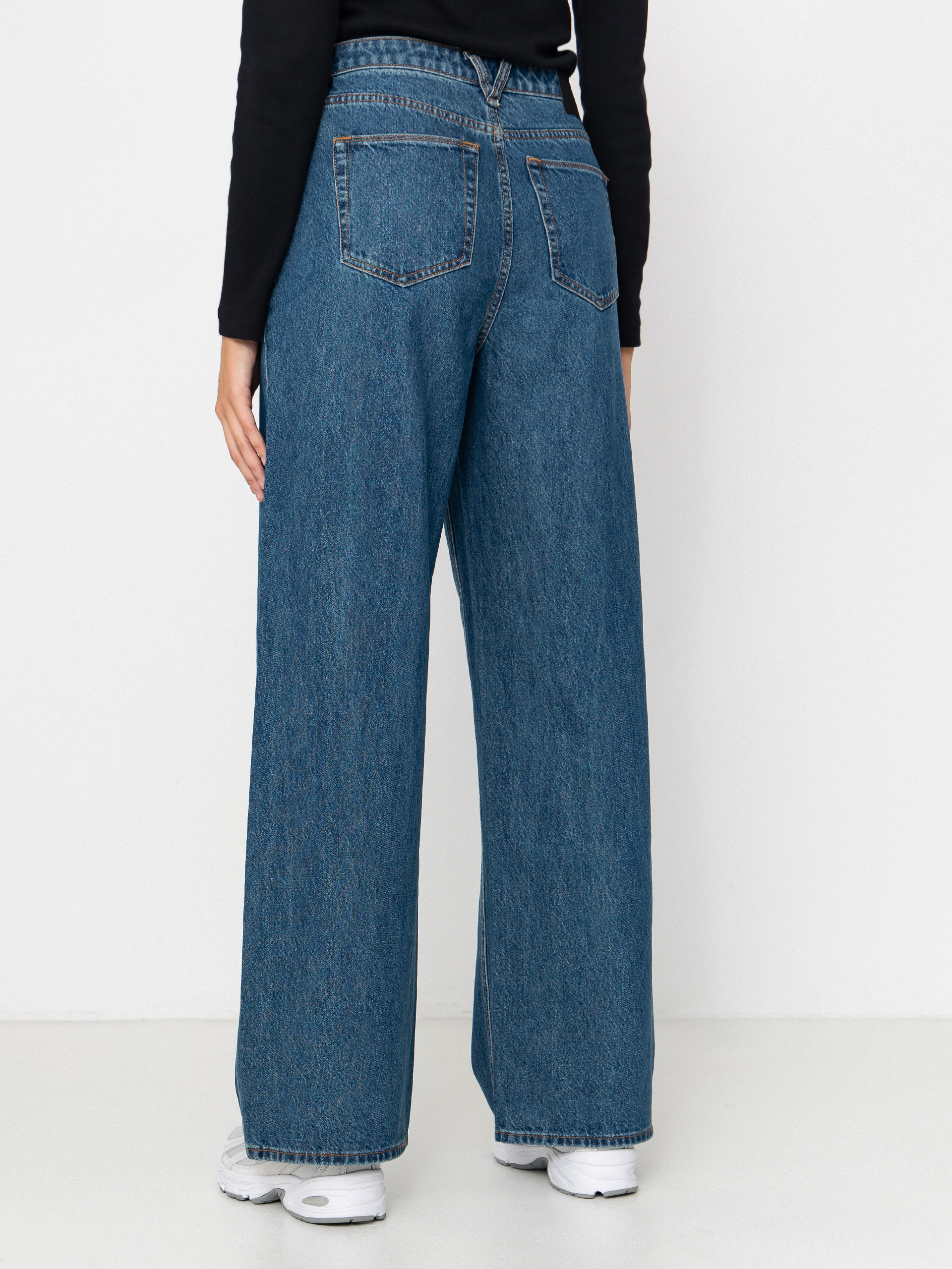 Панталони Volcom Stoned Bf Hirise Wmn (indigo ridge wash)