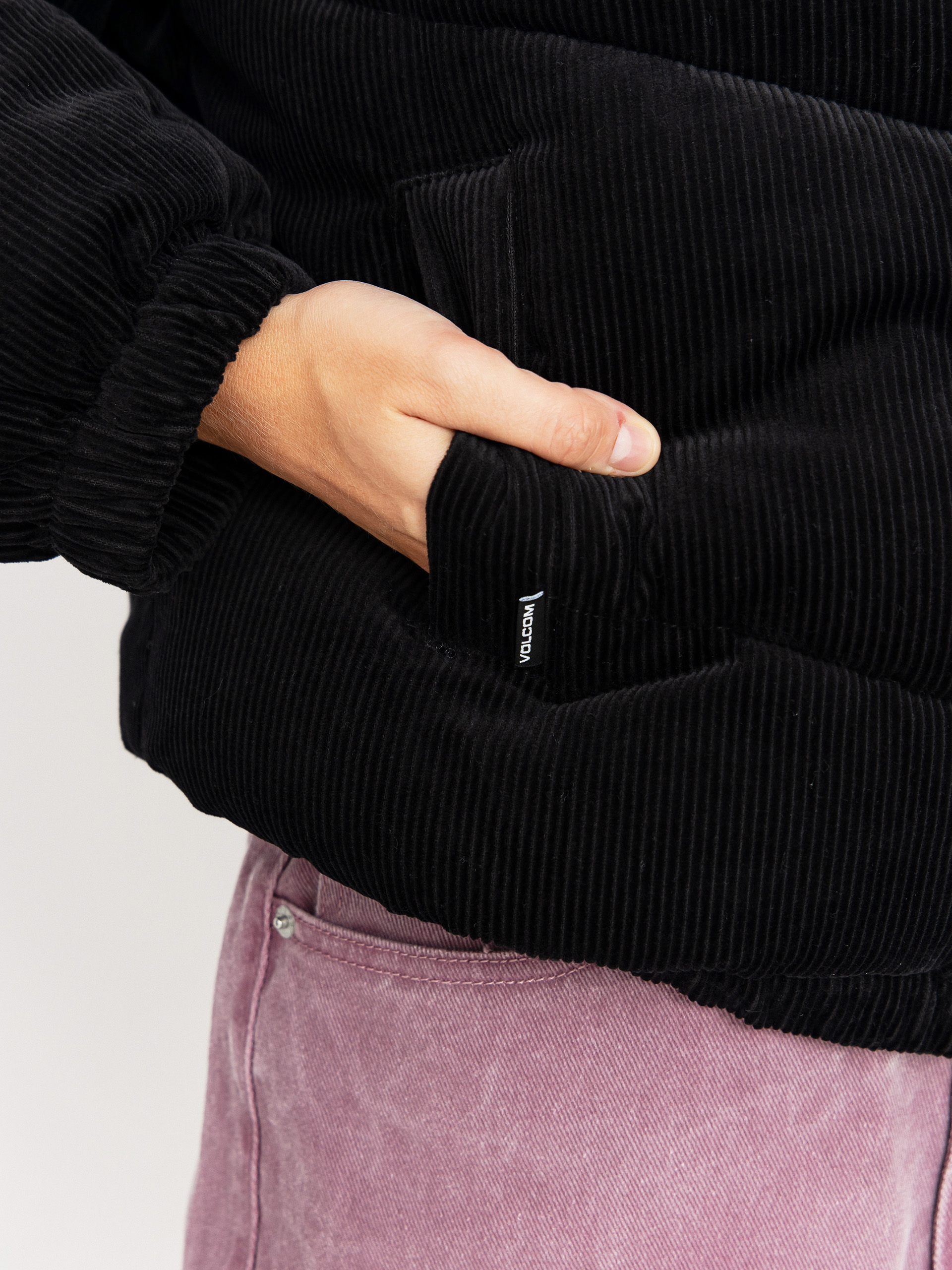 Яке Volcom Cord'n Stone Puff Wmn (black)
