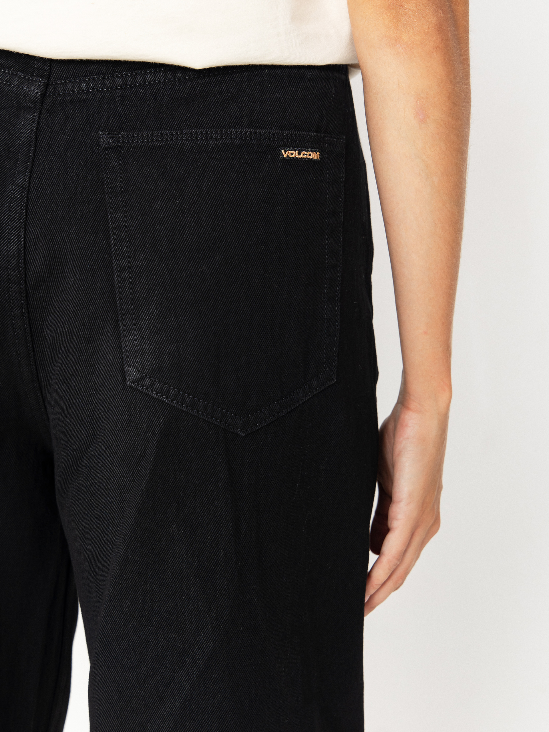 Панталони Volcom Beeggy Denim Wmn (black combo)