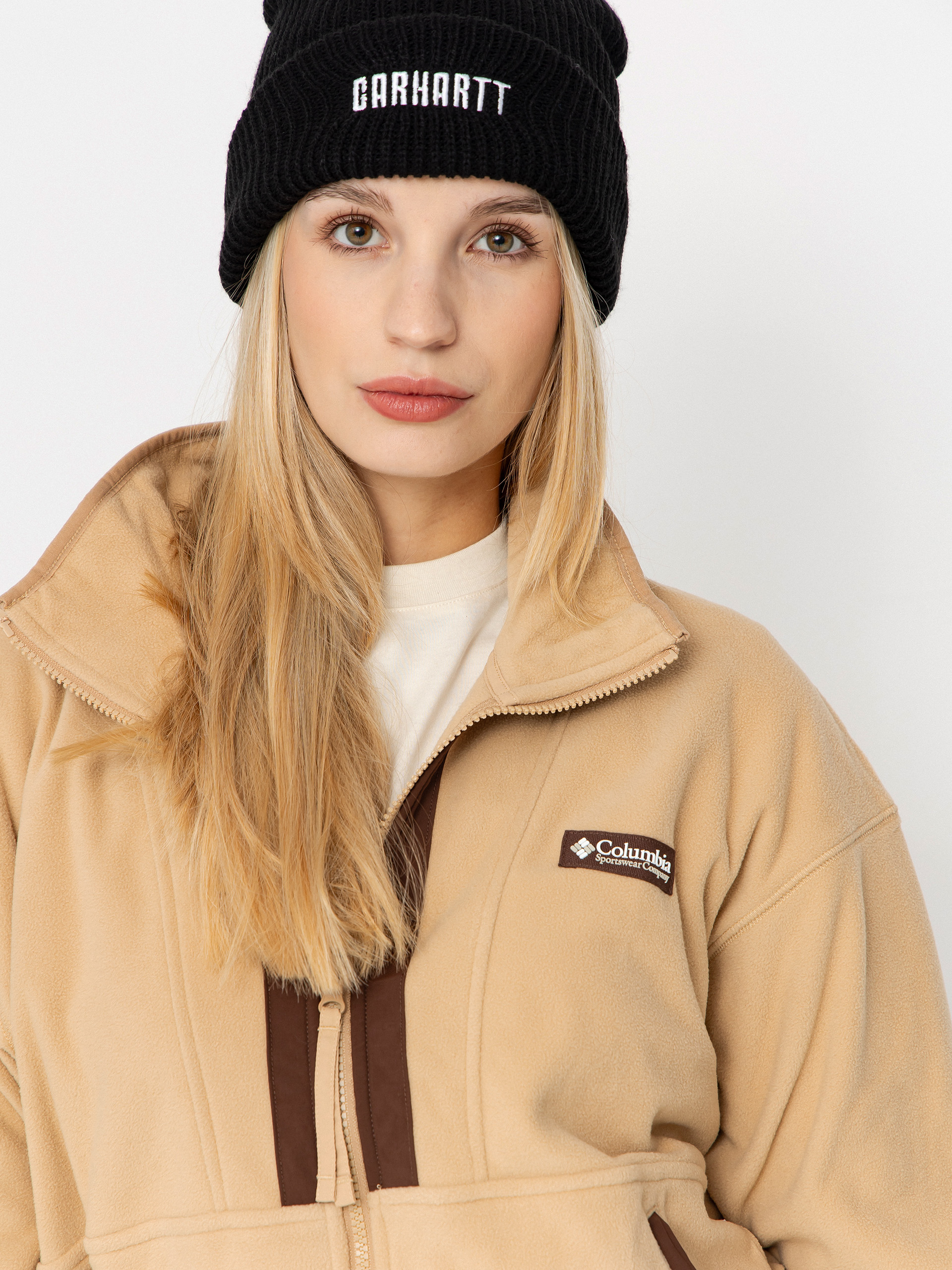 Дамски Поларени суитшърт Columbia Backbowl II Full Zip (canoe/tobacco)