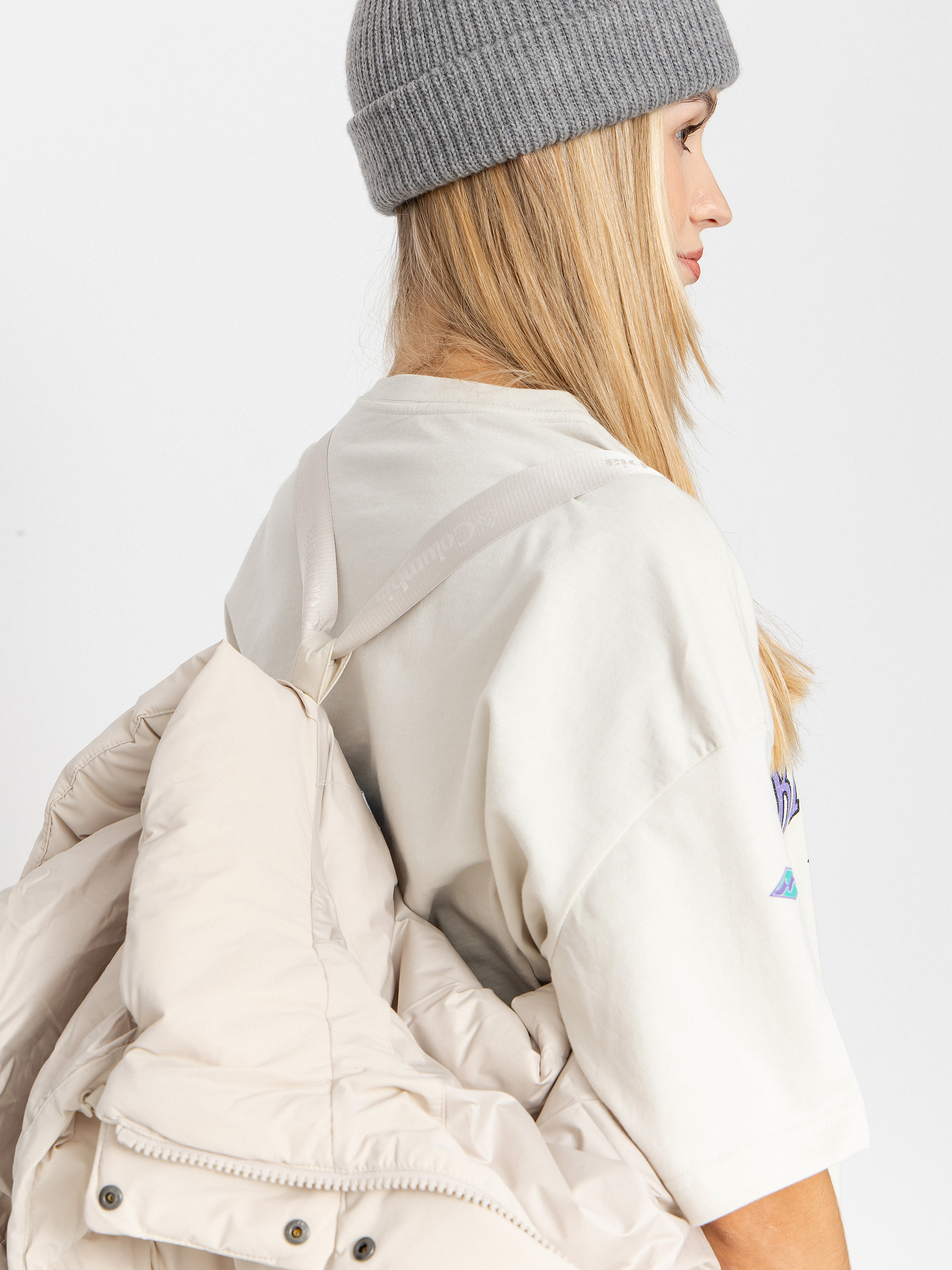 Яке Columbia Amaze Puff Hooded Wmn (dark stone)