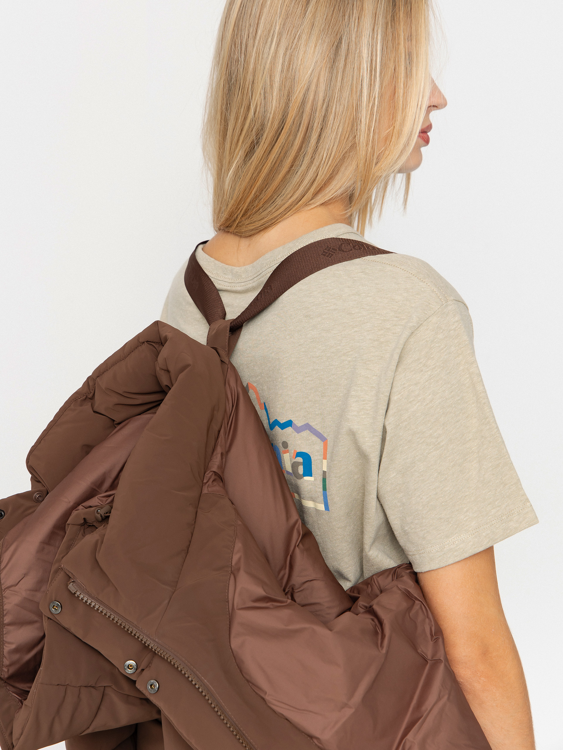 Яке Columbia Amaze Puff Hooded Wmn (tobacco)
