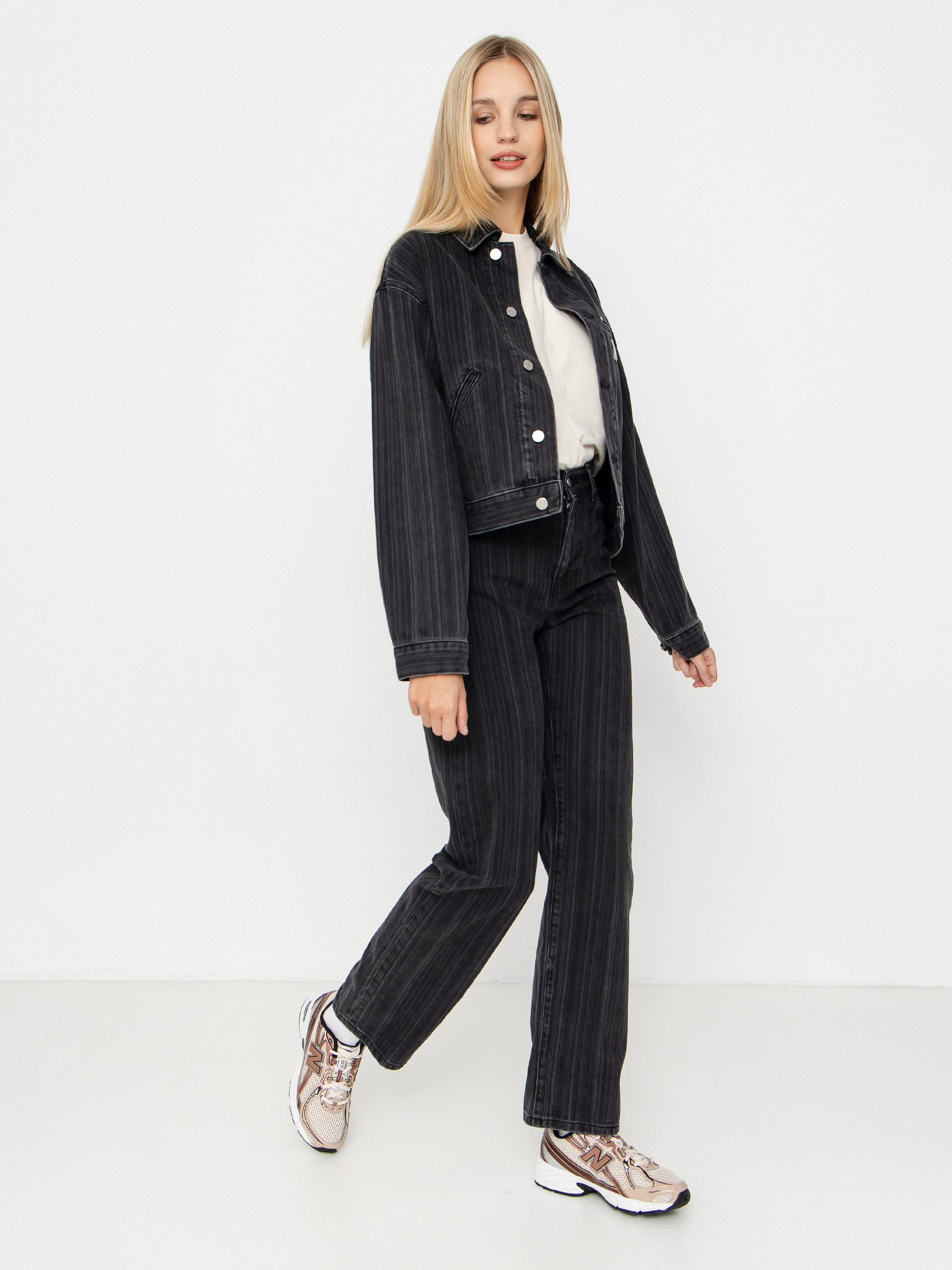 Яке Carhartt WIP Rylan Wmn (rylan stripe/black/stone washed)