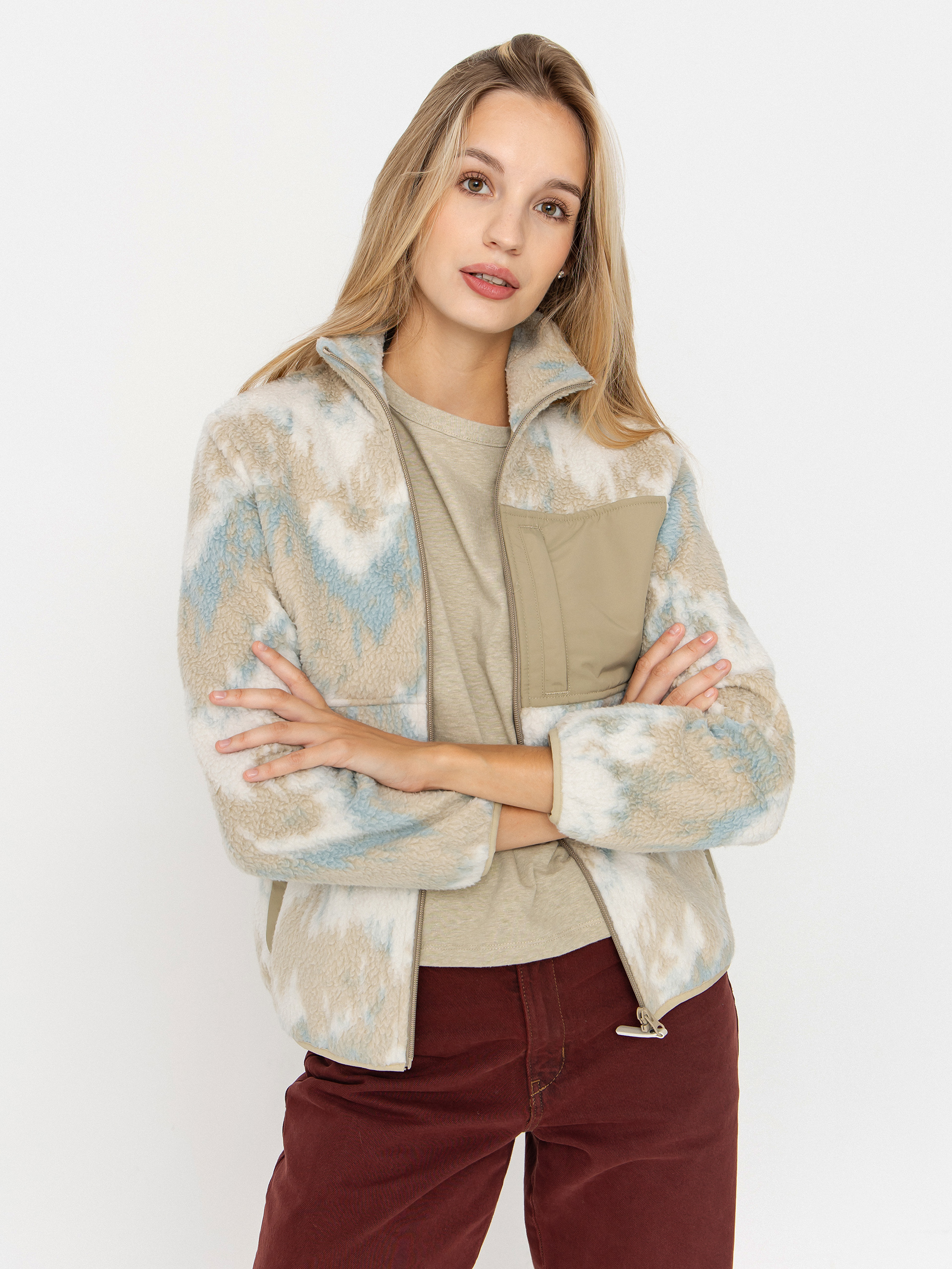 Яке Iriedaily Arkta Teddy 2 Wmn (khaki grey)