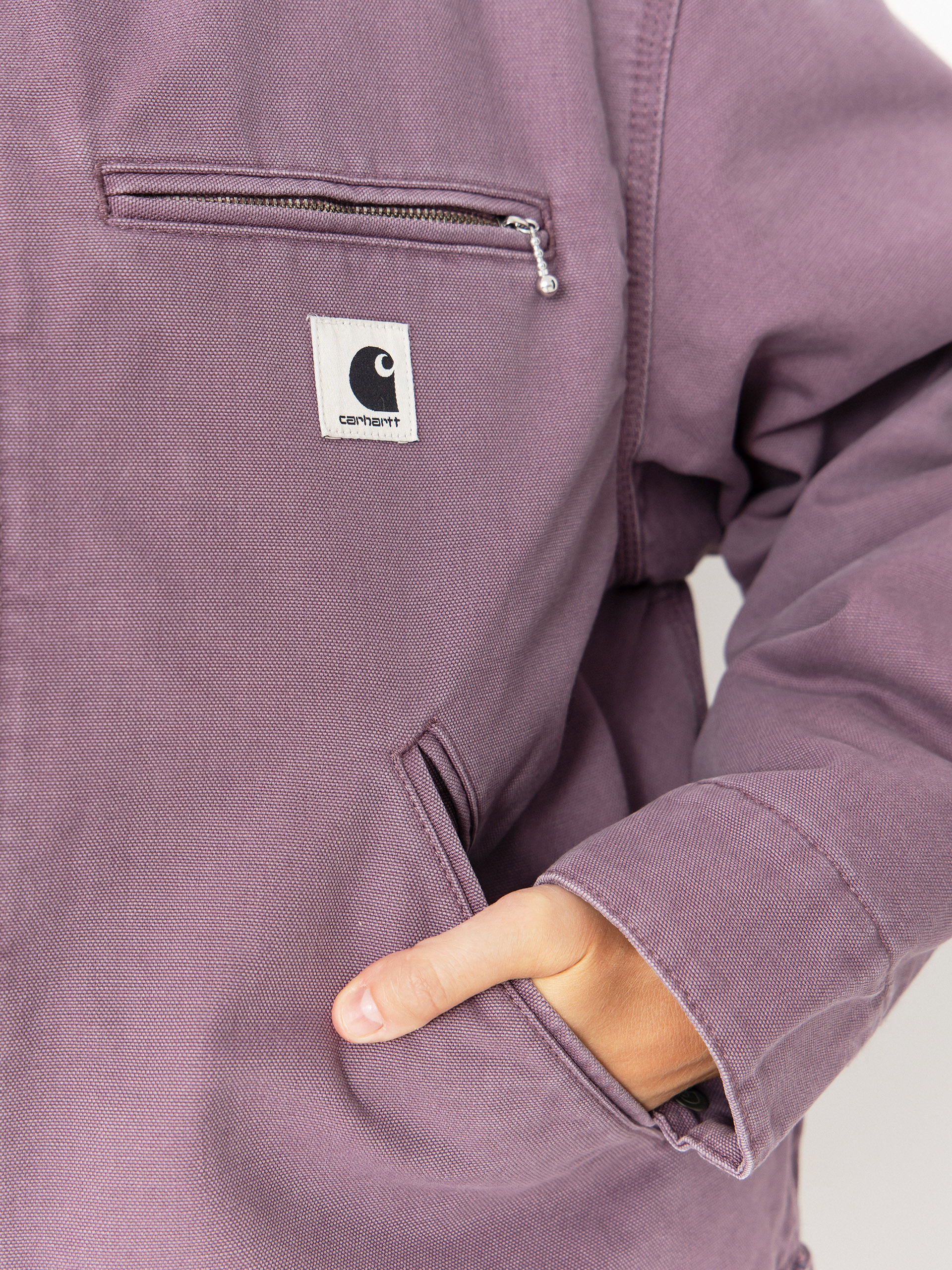 Яке Carhartt WIP OG Detroit Wmn (phlox/black/stone canvas)