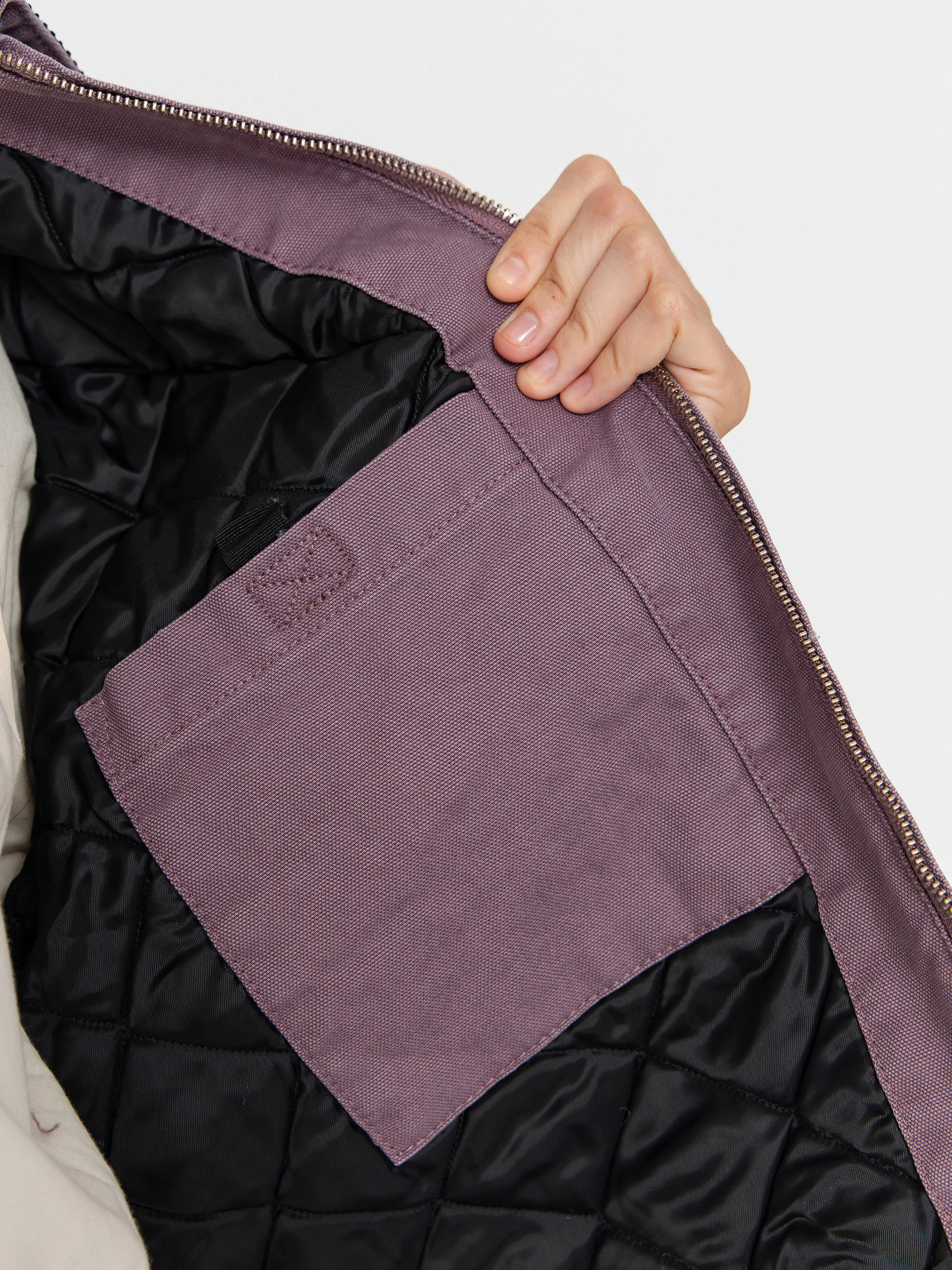 Яке Carhartt WIP OG Detroit Wmn (phlox/black/stone canvas)